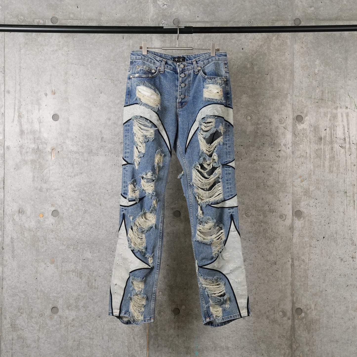 TC LEATHER WASHING DENIM PANTS (WAR VER.) / BLUE