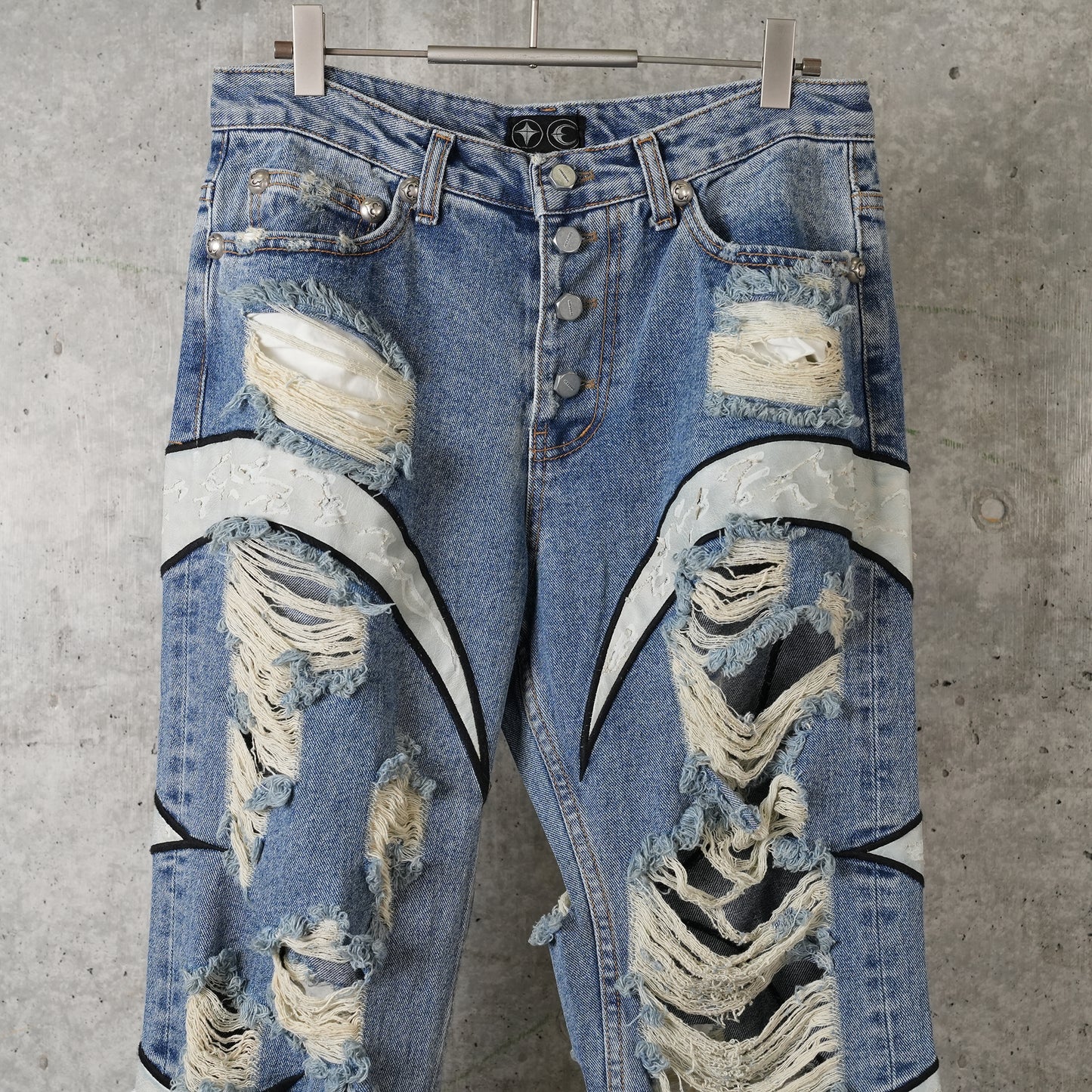 TC LEATHER WASHING DENIM PANTS (WAR VER.) / BLUE