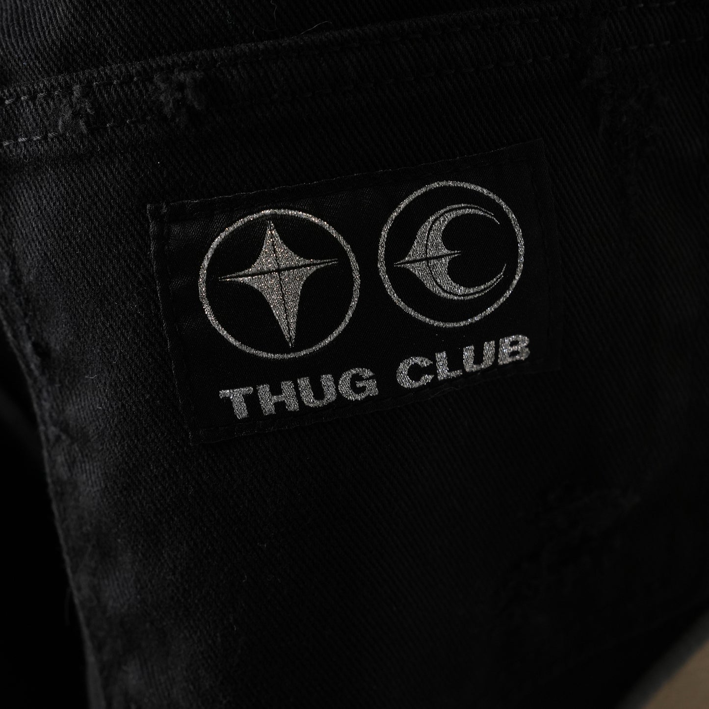 TC LEATHER WASHING DENIM PANTS (WAR VER.) / BLACK