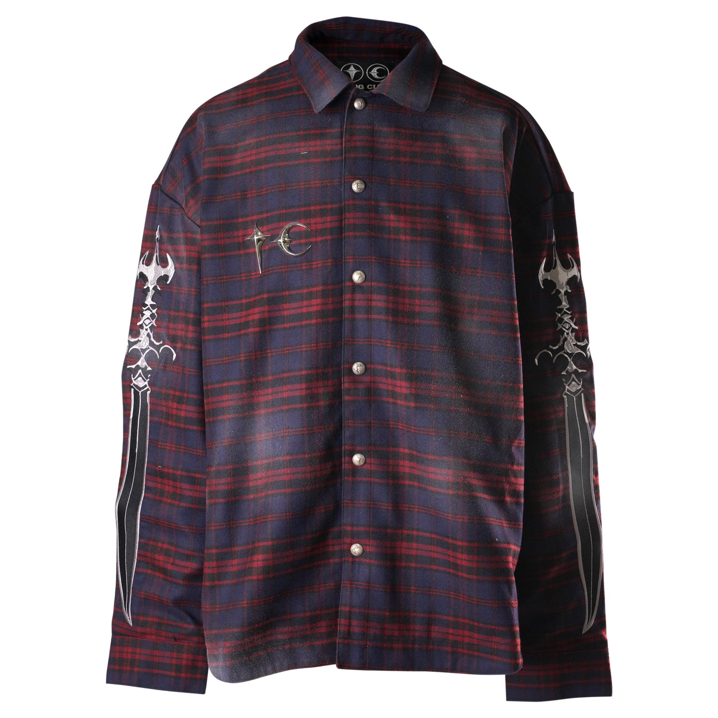 ARAB SWORD FLANNEL SHIRT / RED