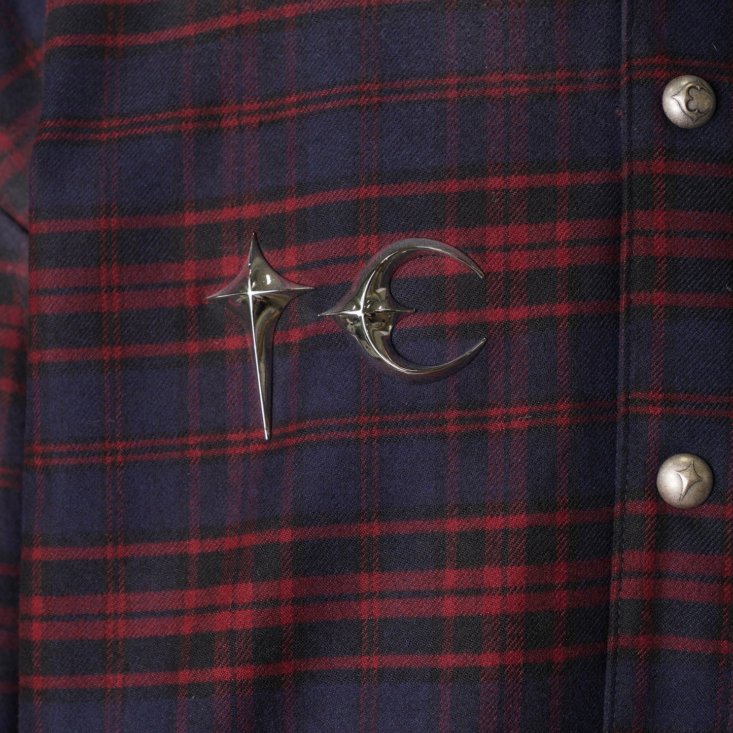 ARAB SWORD FLANNEL SHIRT / RED