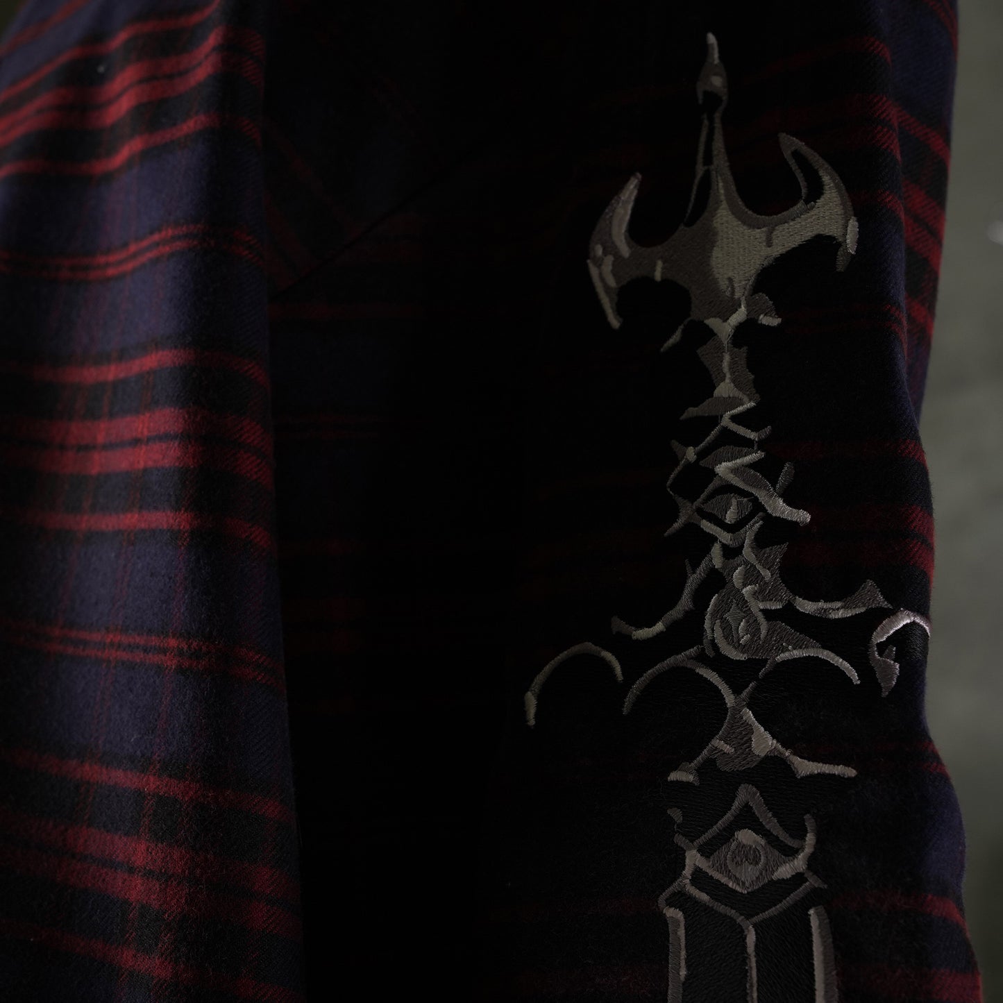 ARAB SWORD FLANNEL SHIRT / RED