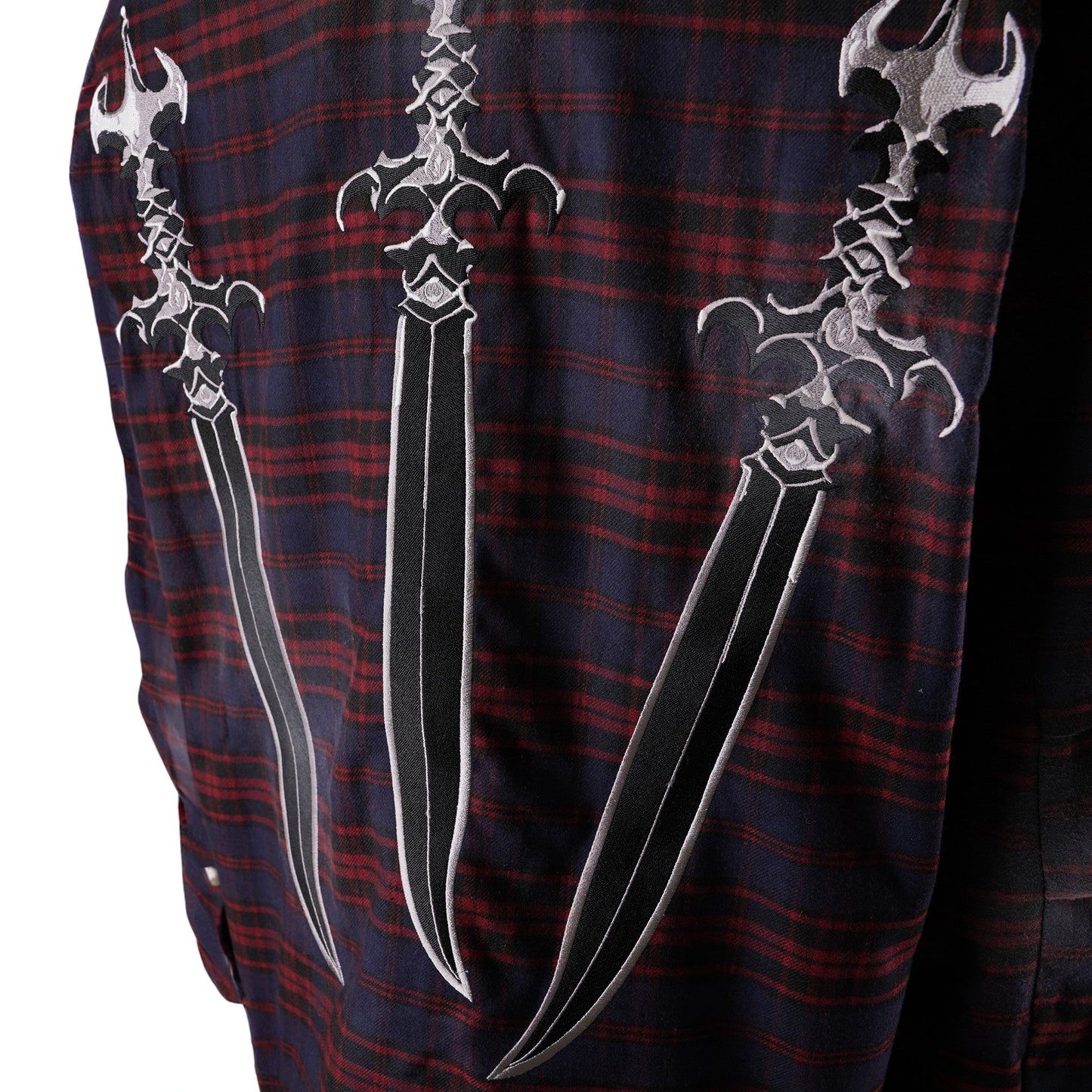 ARAB SWORD FLANNEL SHIRT / RED