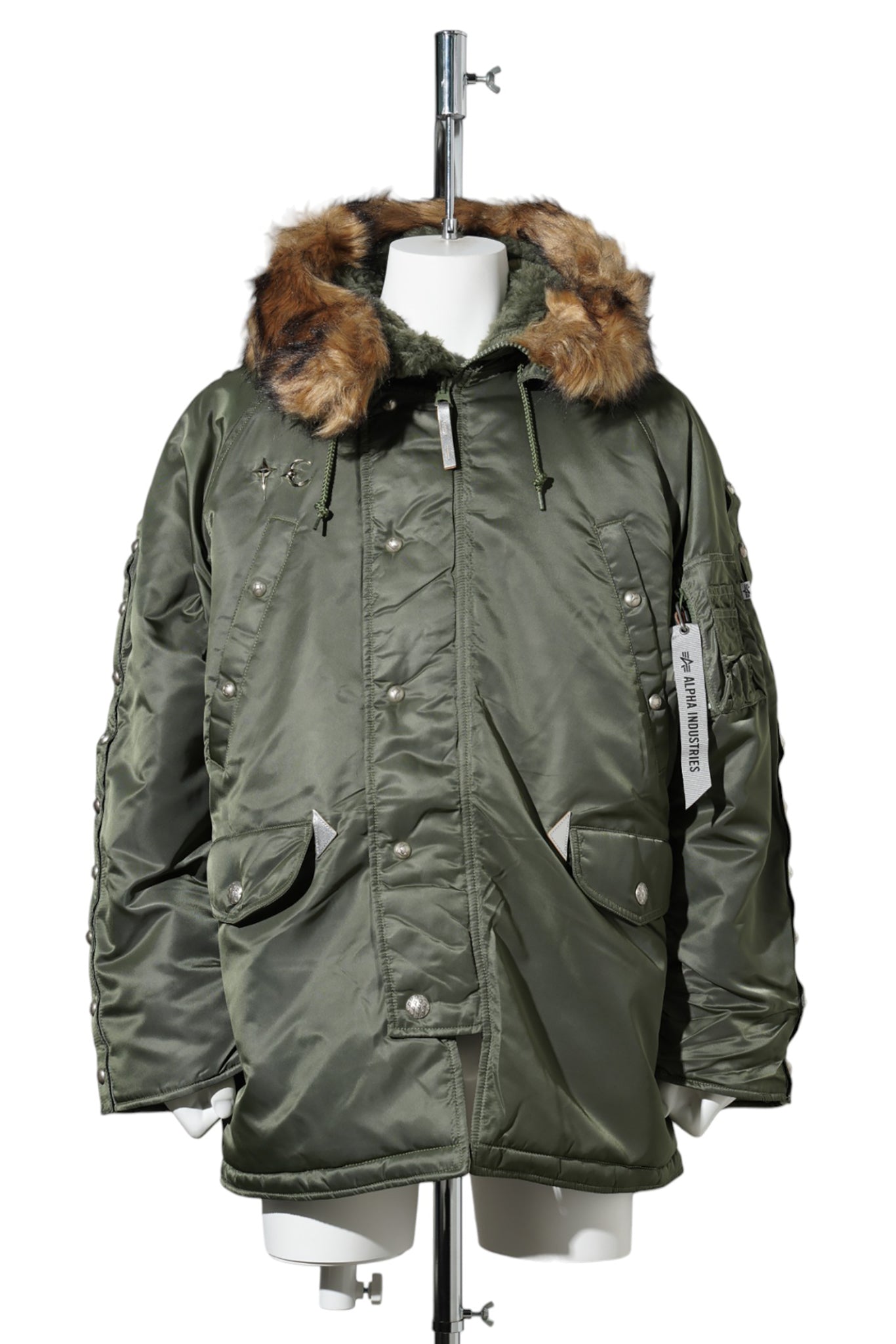 THUG CLUB x ALPHA N-3B PARKA / SAGE