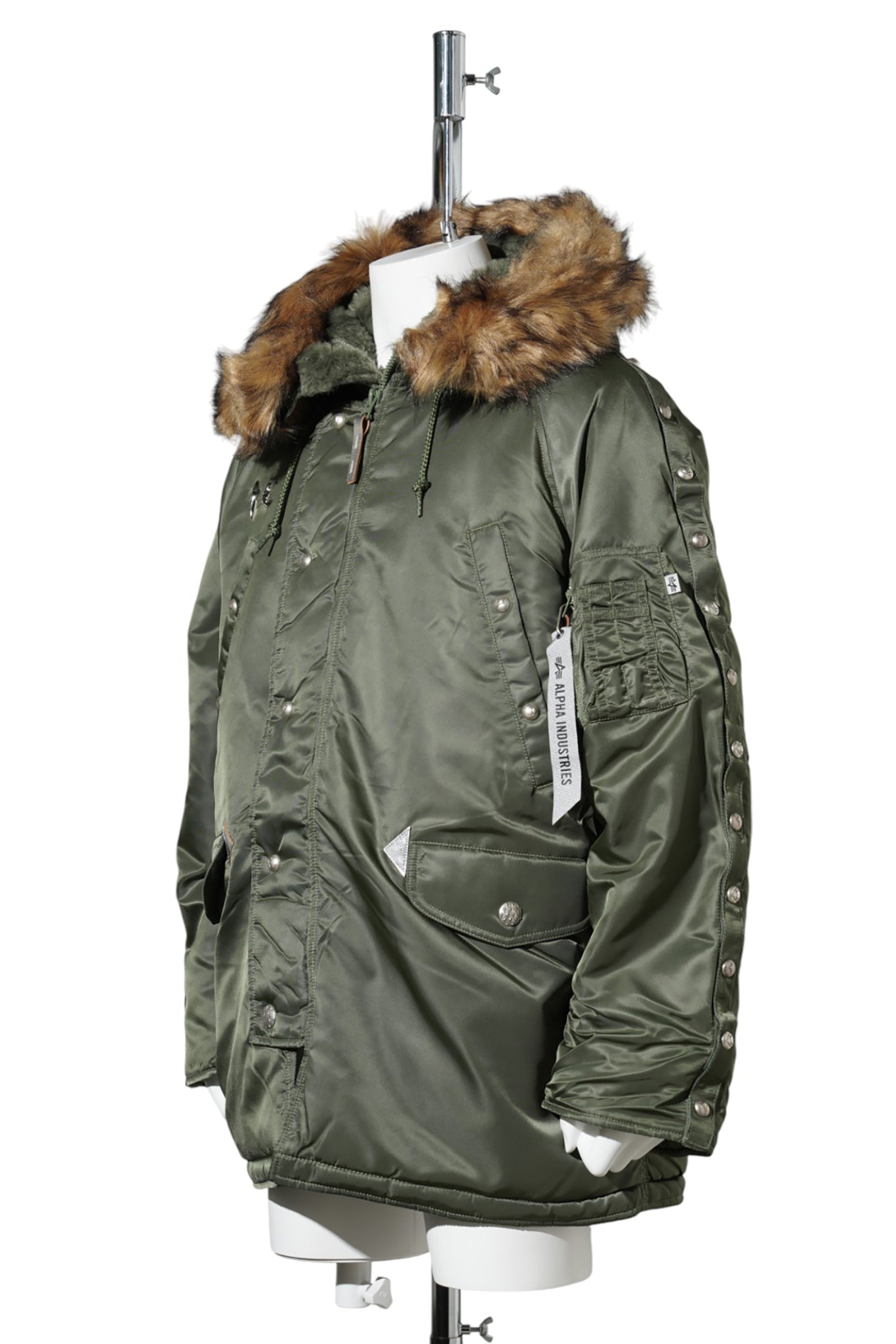 THUG CLUB x ALPHA N-3B PARKA / SAGE
