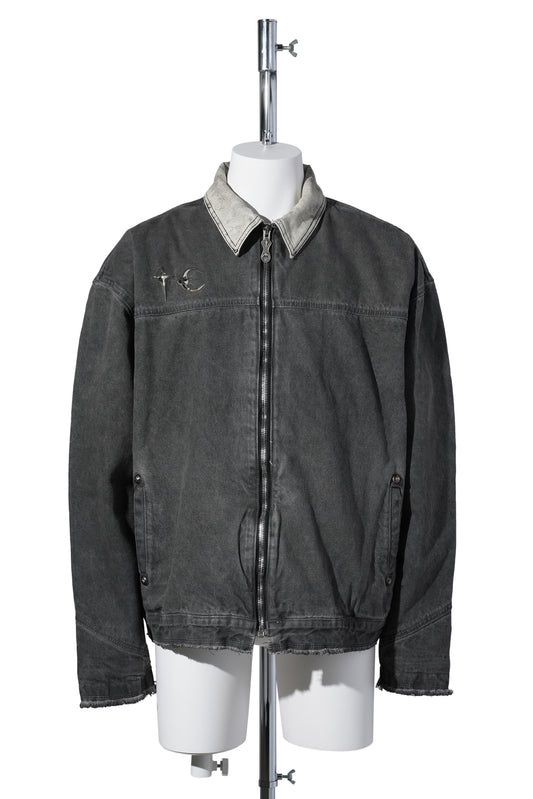 TC WASHED WORK JACKET / CHARCOAL