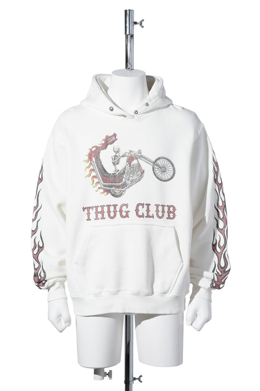 DRAGON CHOPPER HOODIE / WHITE