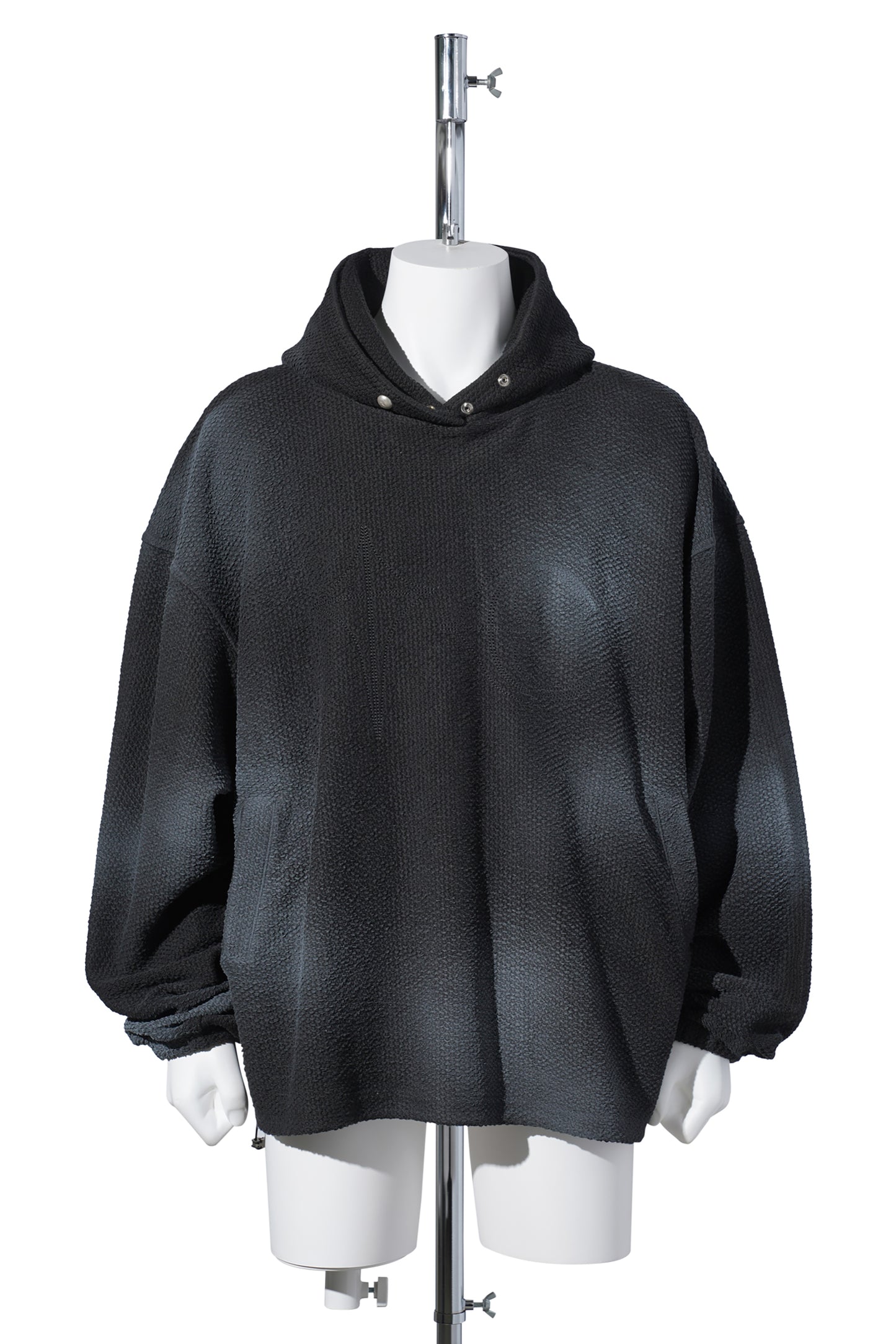 TC SPRAYED TERRY HOODIE / BLACK