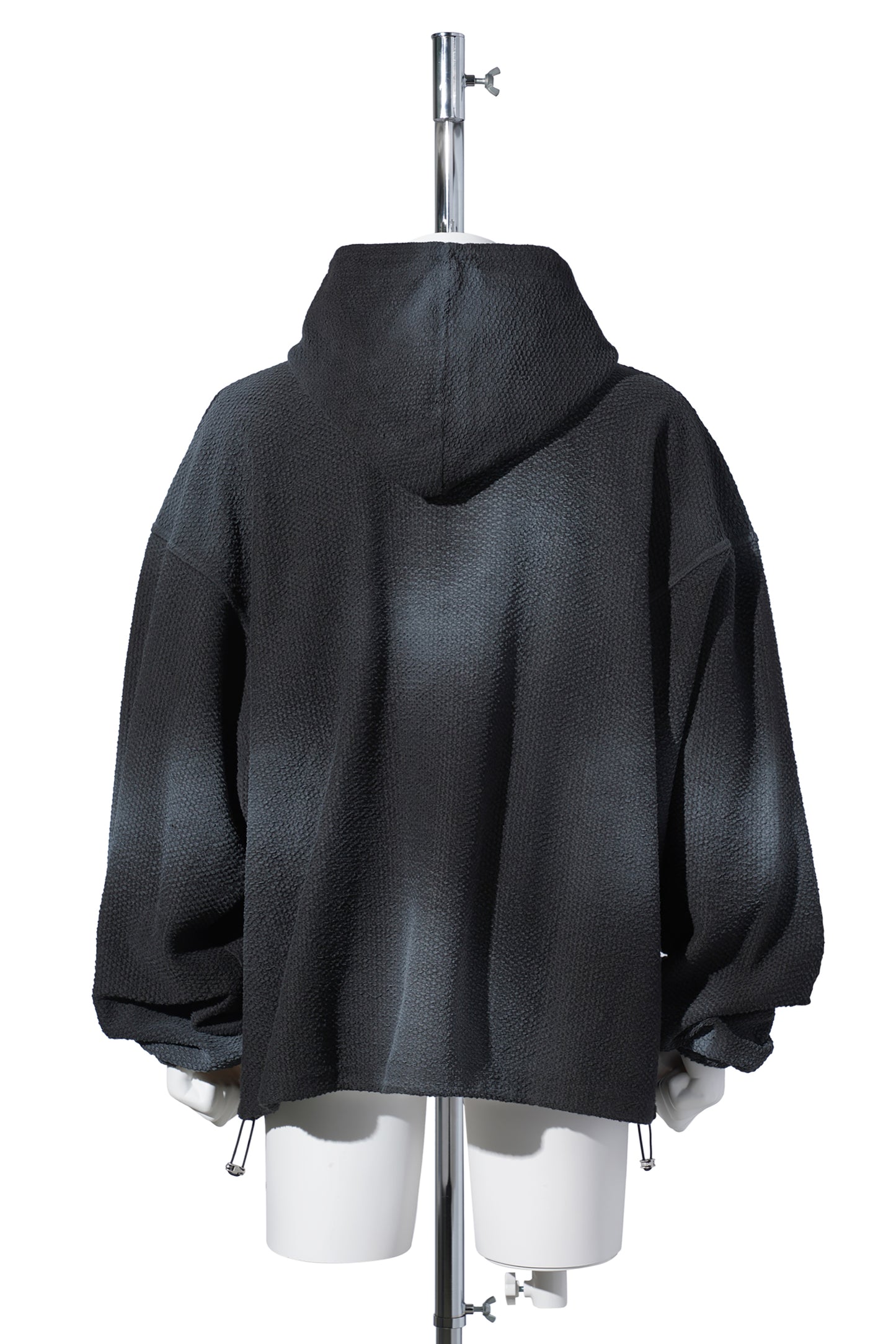 TC SPRAYED TERRY HOODIE / BLACK