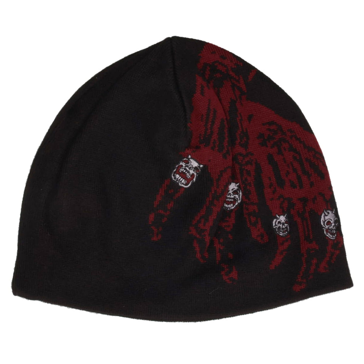 TC BONE CROSS BEANIE / BLACK