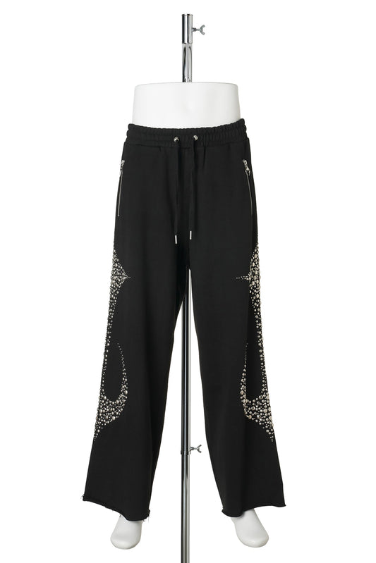 IRON STEEL FOCUS SWEATPANTS / BLACK