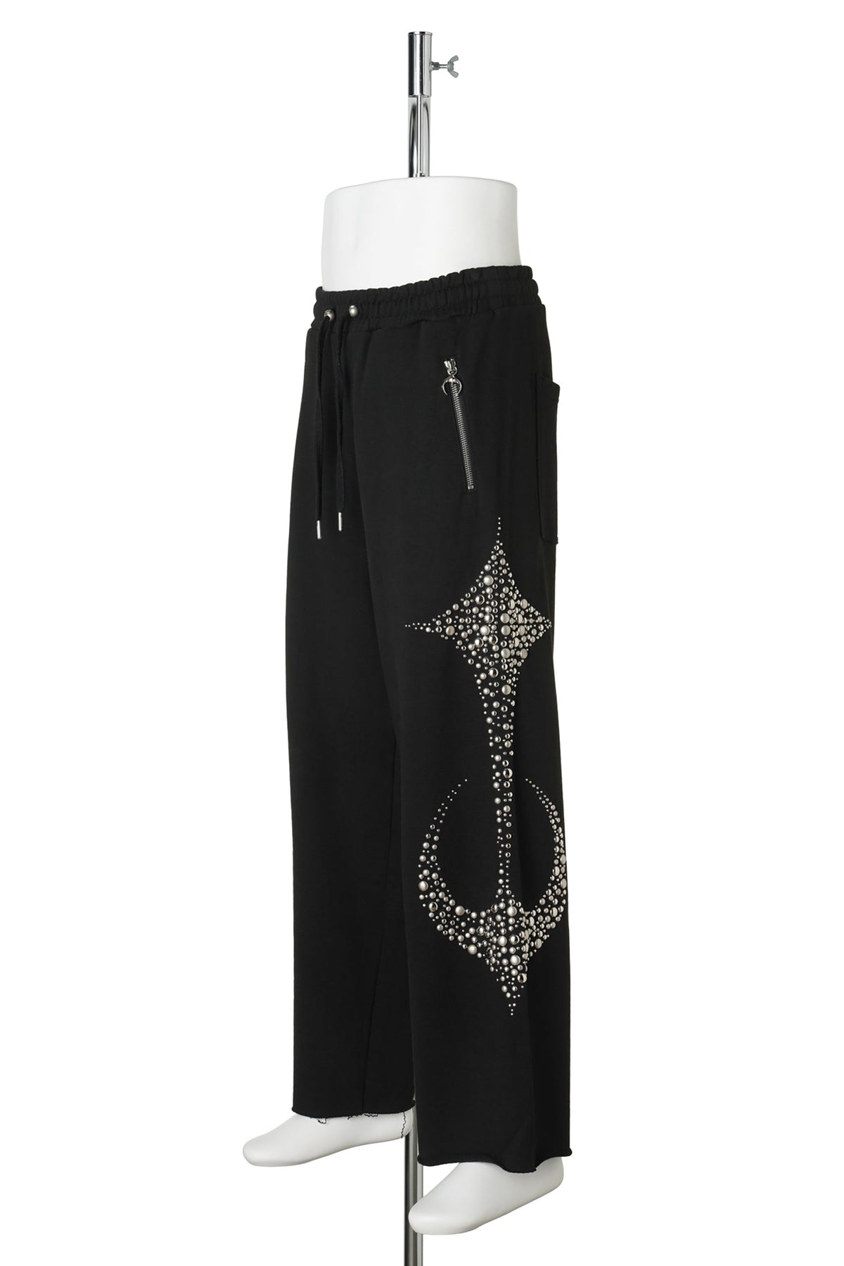 IRON STEEL FOCUS SWEATPANTS / BLACK
