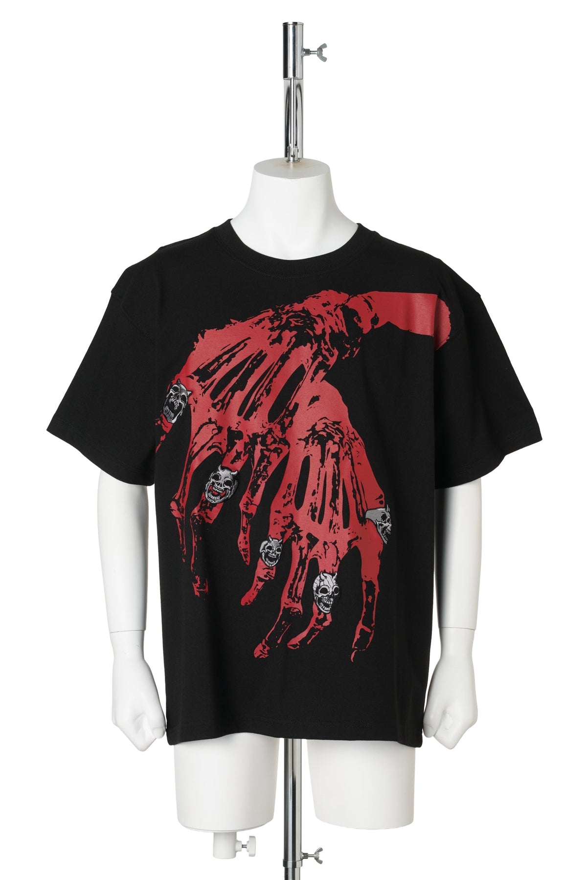TC BONE CROSS T-SHIRT / BLACK