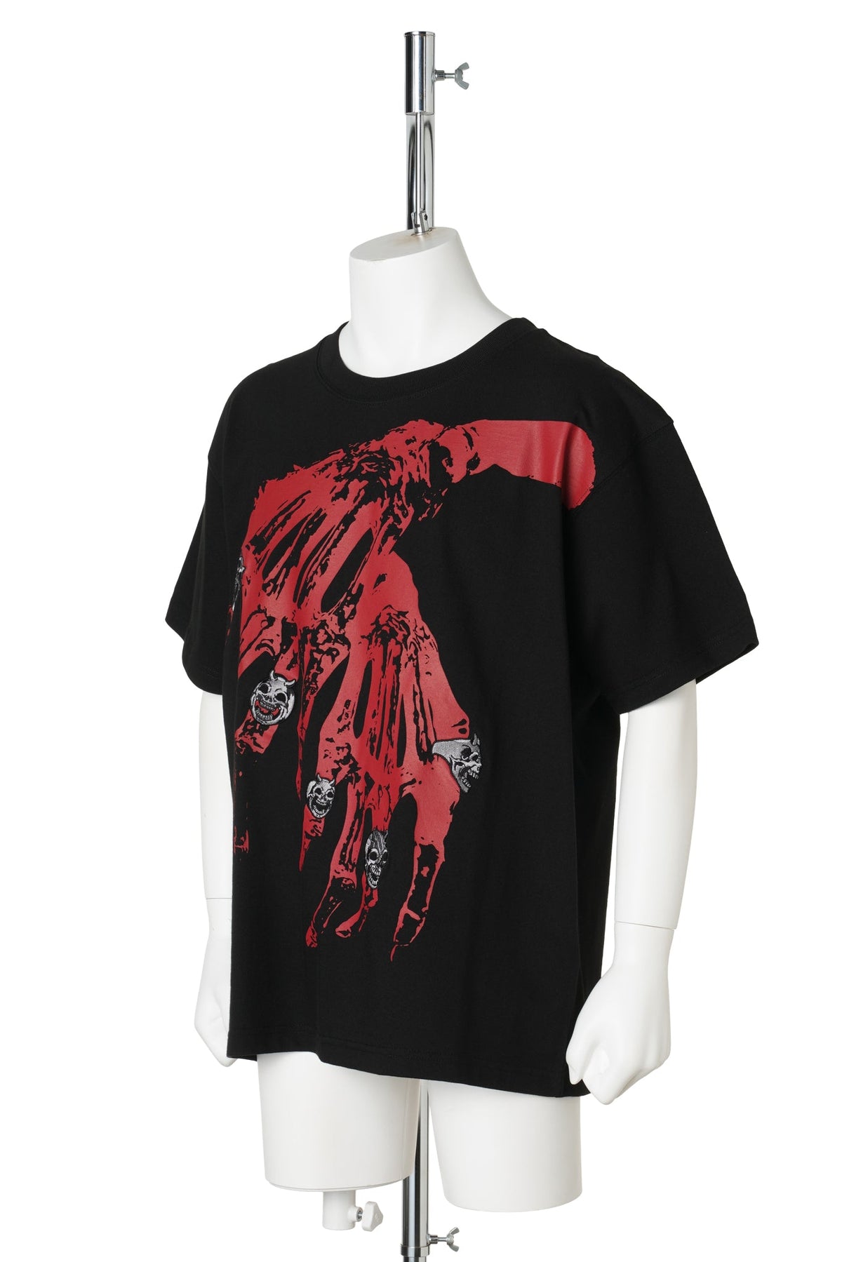 TC BONE CROSS T-SHIRT / BLACK