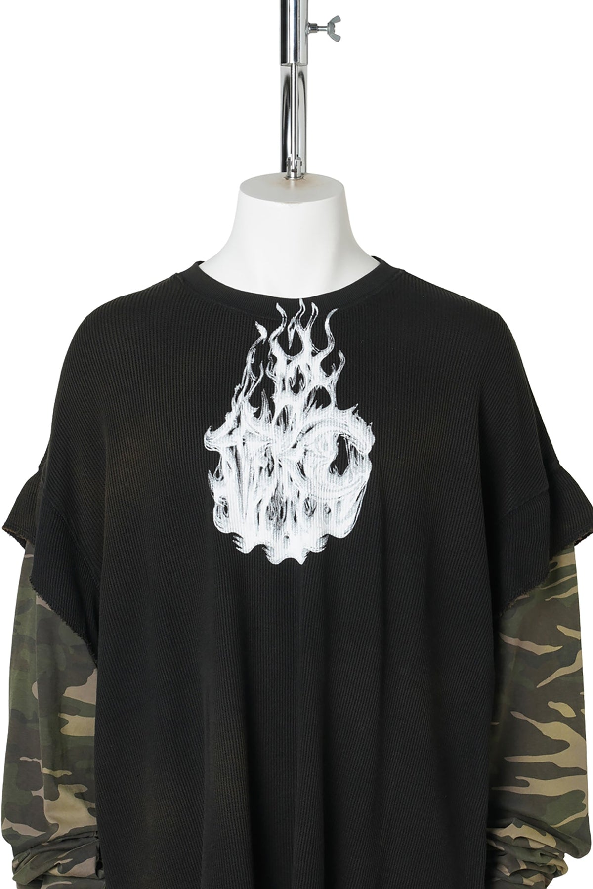 TC HELLFIRE LAYERED T-SHIRT / CAMO/BLACK