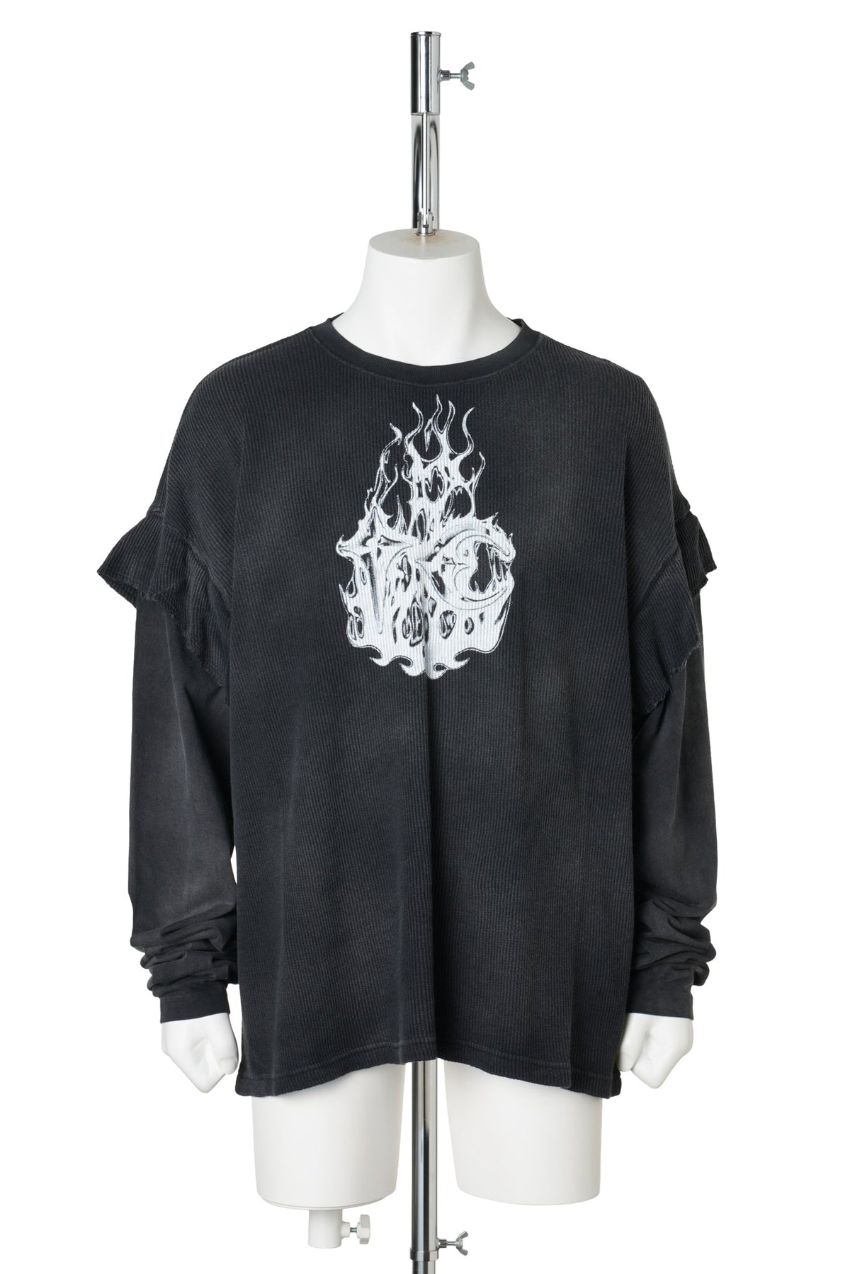 TC HELLFIRE LAYERED T-SHIRT / BLACK/BLACK