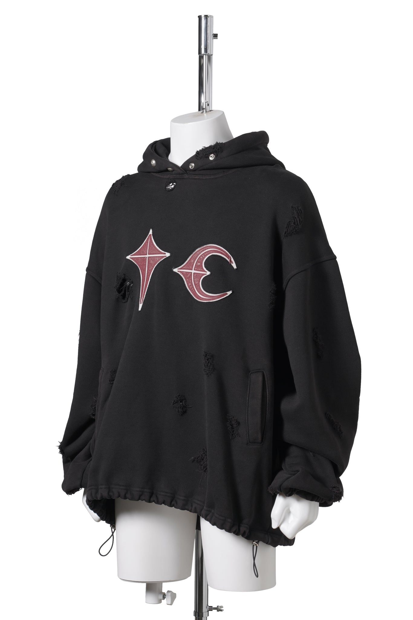 ROCK HOODIE / BLACK