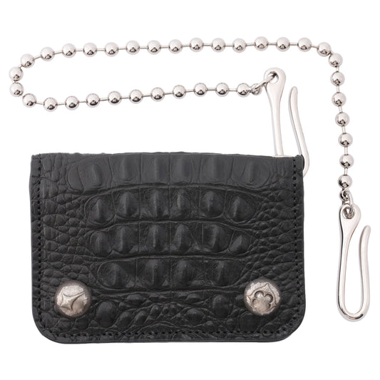 TC BALL CHAIN CROCODILE CARD CASE / CROCODILE