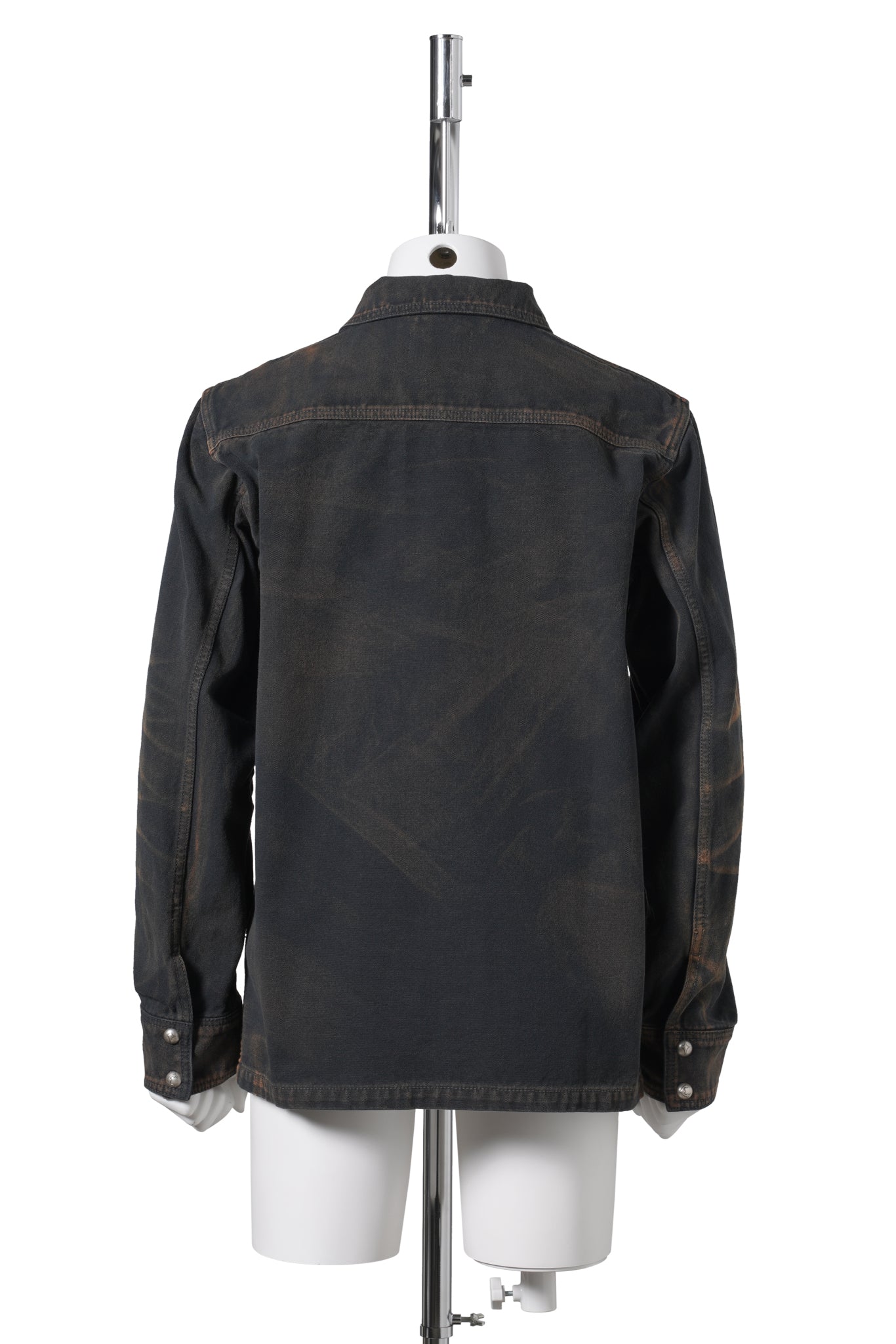 TC TWO TONE WASHED SHIRT / RUST BLACK