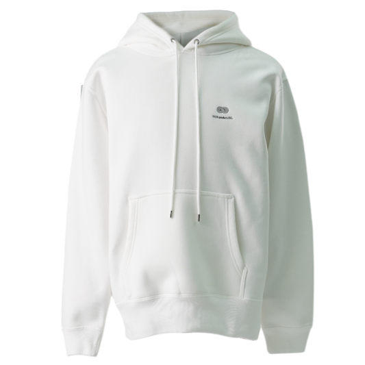 PRINT HOODIE - A / Gathering / WHITE