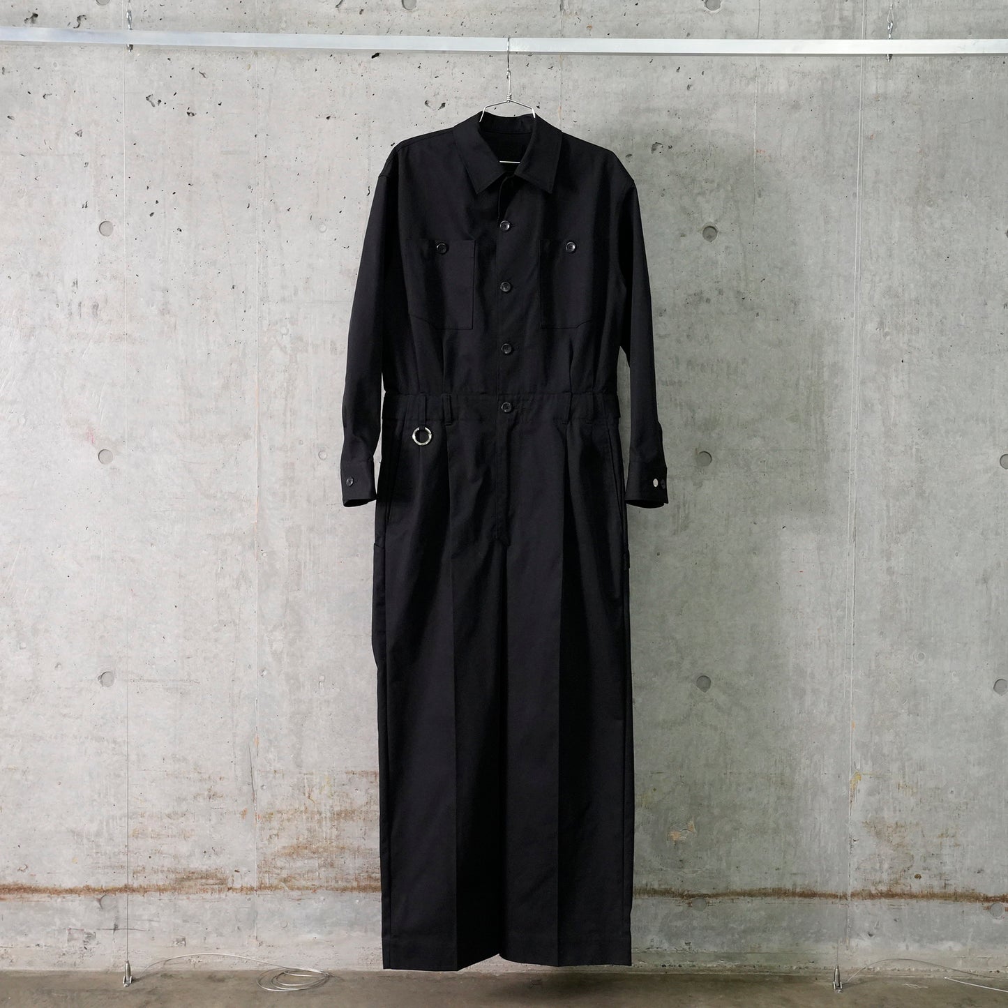 TAILORED COVERALLS ARTIST WARDROBE/ATARU SATO / BLACK