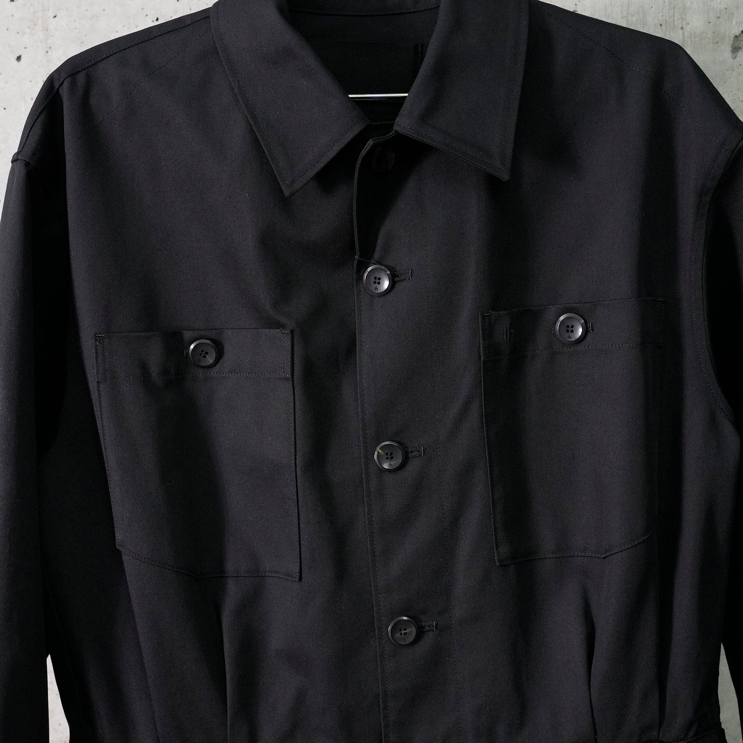 TAILORED COVERALLS ARTIST WARDROBE/ATARU SATO / BLACK