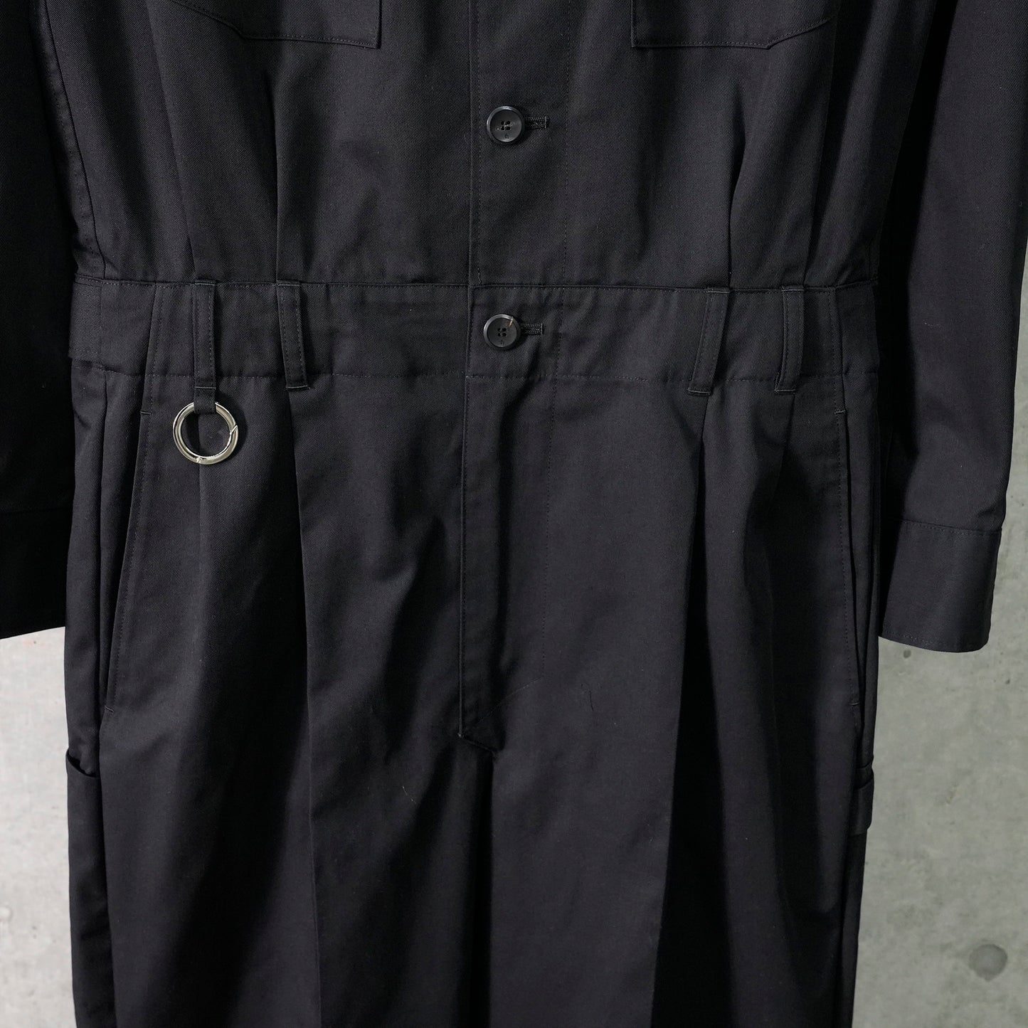 TAILORED COVERALLS ARTIST WARDROBE/ATARU SATO / BLACK