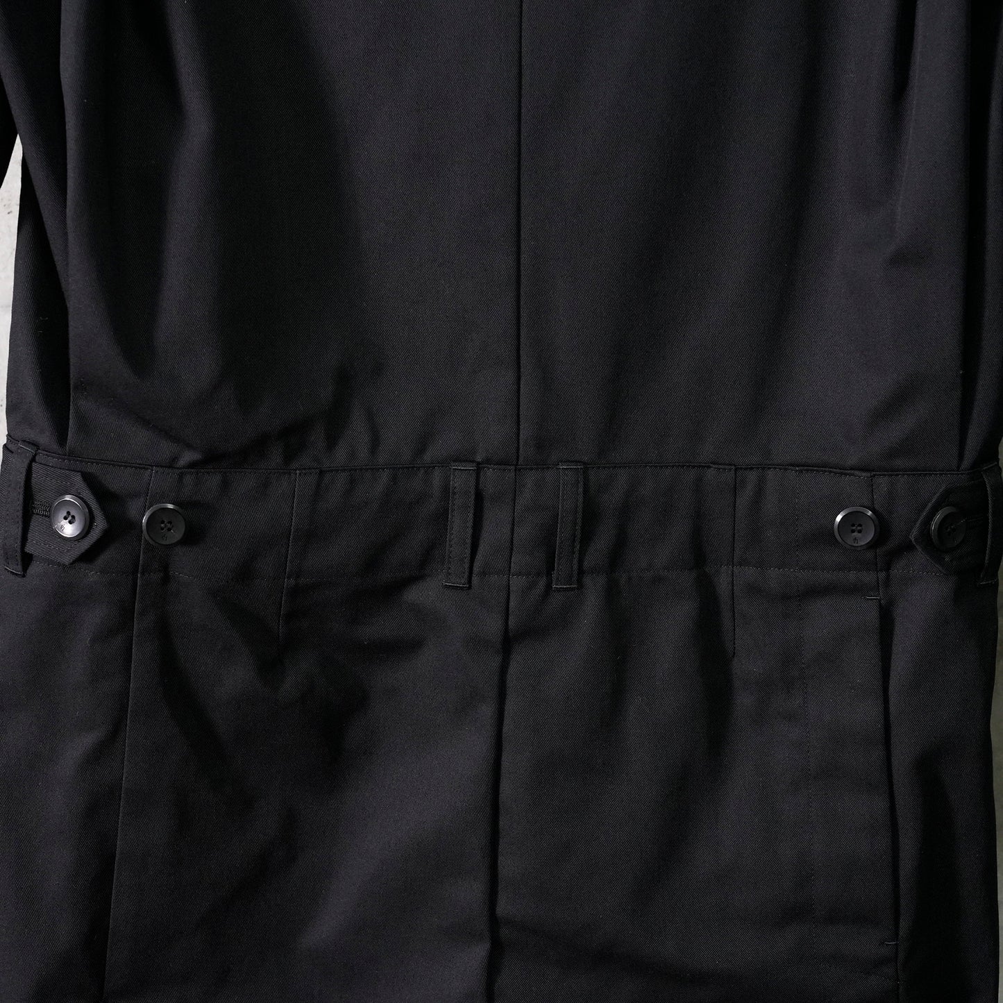 TAILORED COVERALLS ARTIST WARDROBE/ATARU SATO / BLACK