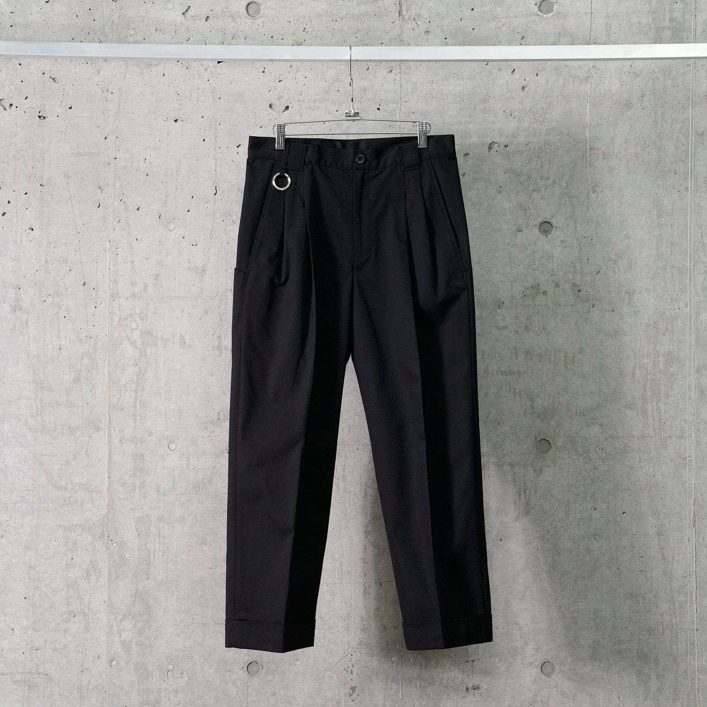 TAILORED WORK PANTS ARTIST WARDROBE/KEISUKE NAKAMURA DAIKEI MILLS / BLACK