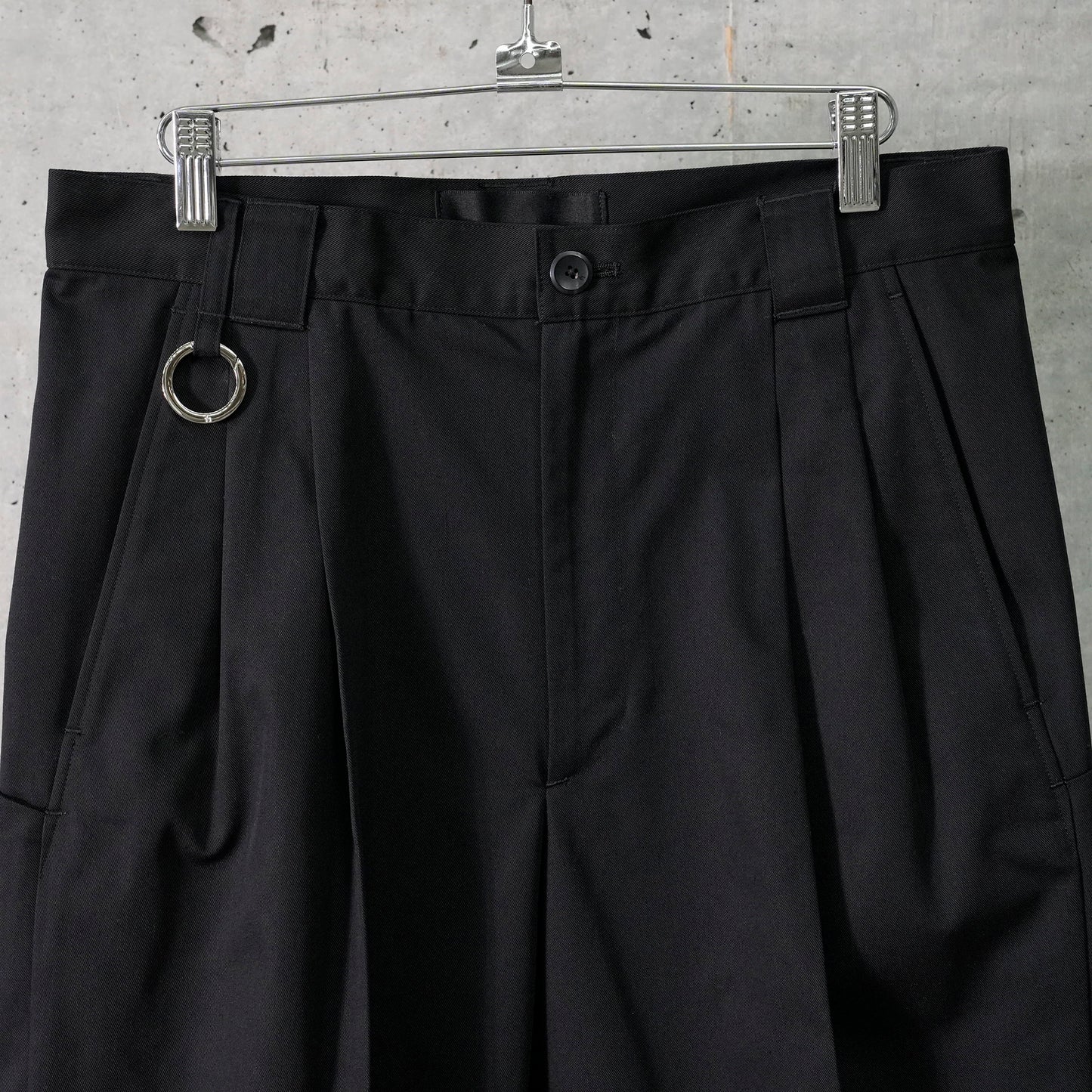 TAILORED WORK PANTS ARTIST WARDROBE/KEISUKE NAKAMURA DAIKEI MILLS / BLACK