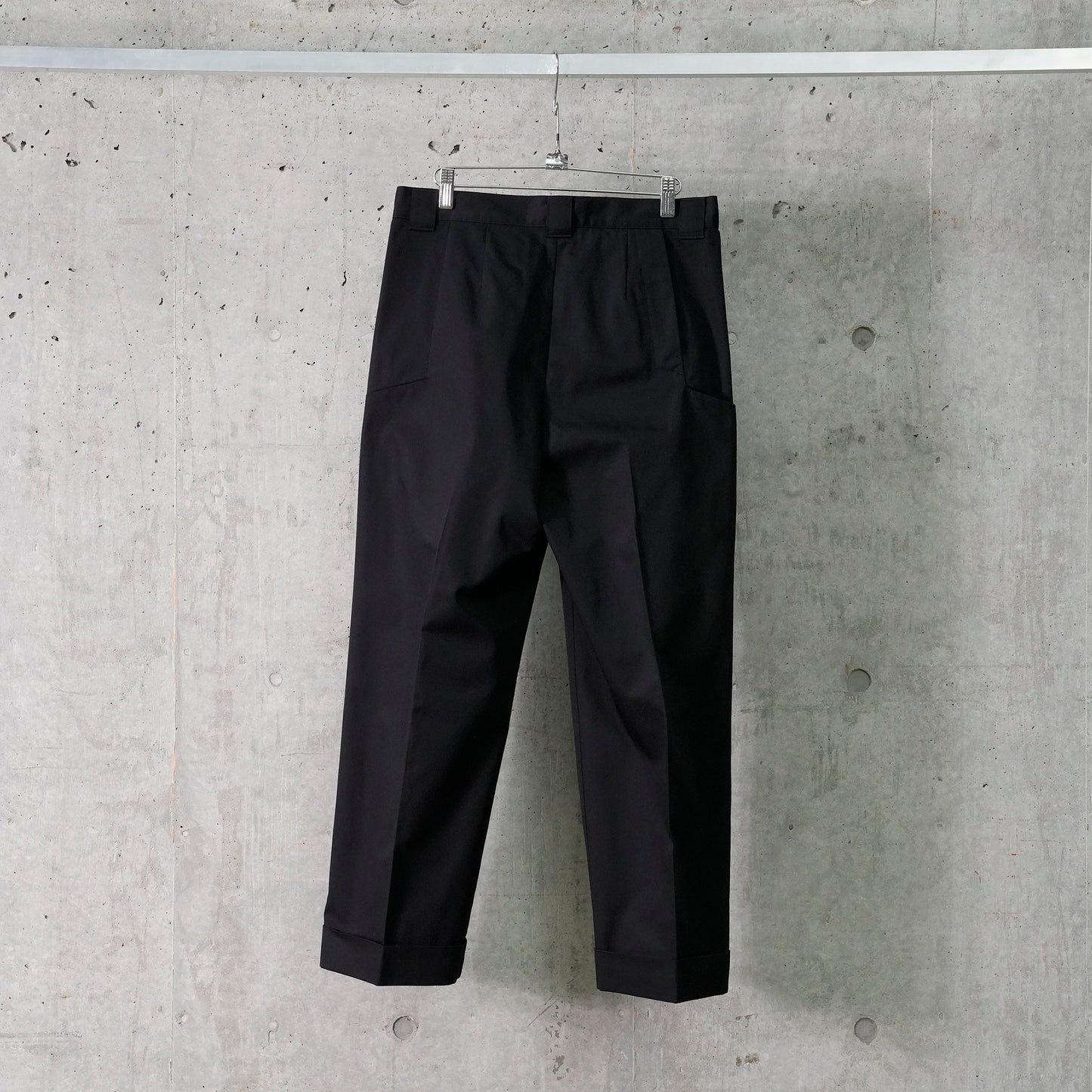 TAILORED WORK PANTS ARTIST WARDROBE/KEISUKE NAKAMURA DAIKEI MILLS / BLACK