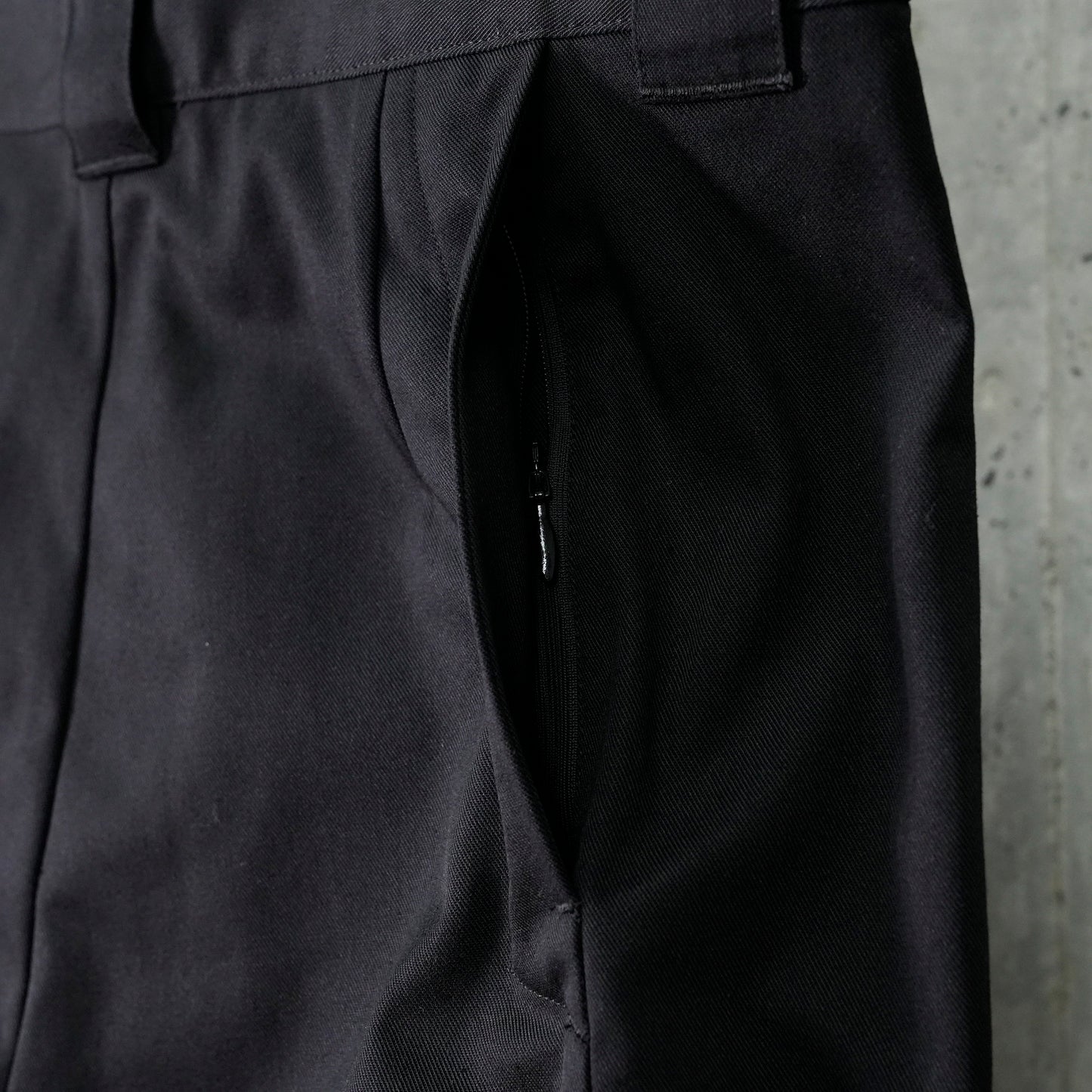 TAILORED WORK PANTS ARTIST WARDROBE/KEISUKE NAKAMURA DAIKEI MILLS / BLACK