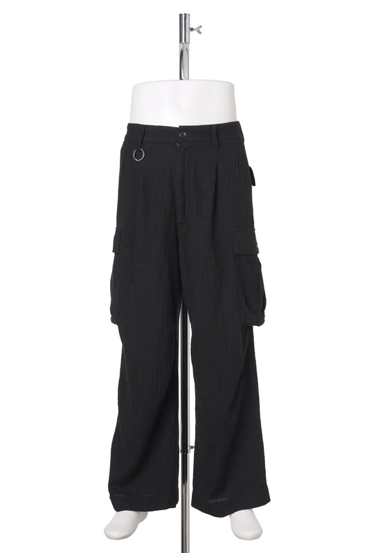 NERDRUM/CARGO PANTS / BLACK