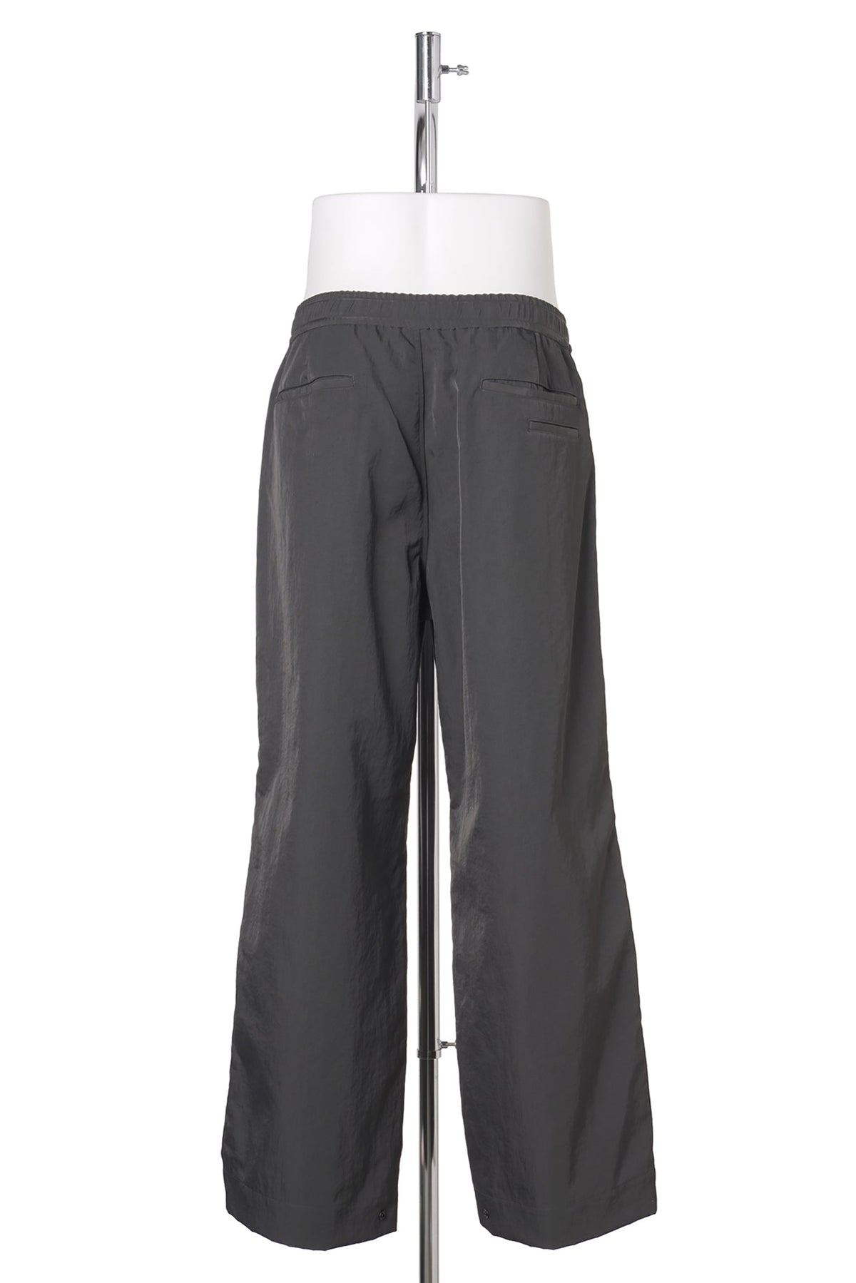 KNEE TUCK WIDE EASY PANTS / GRAY