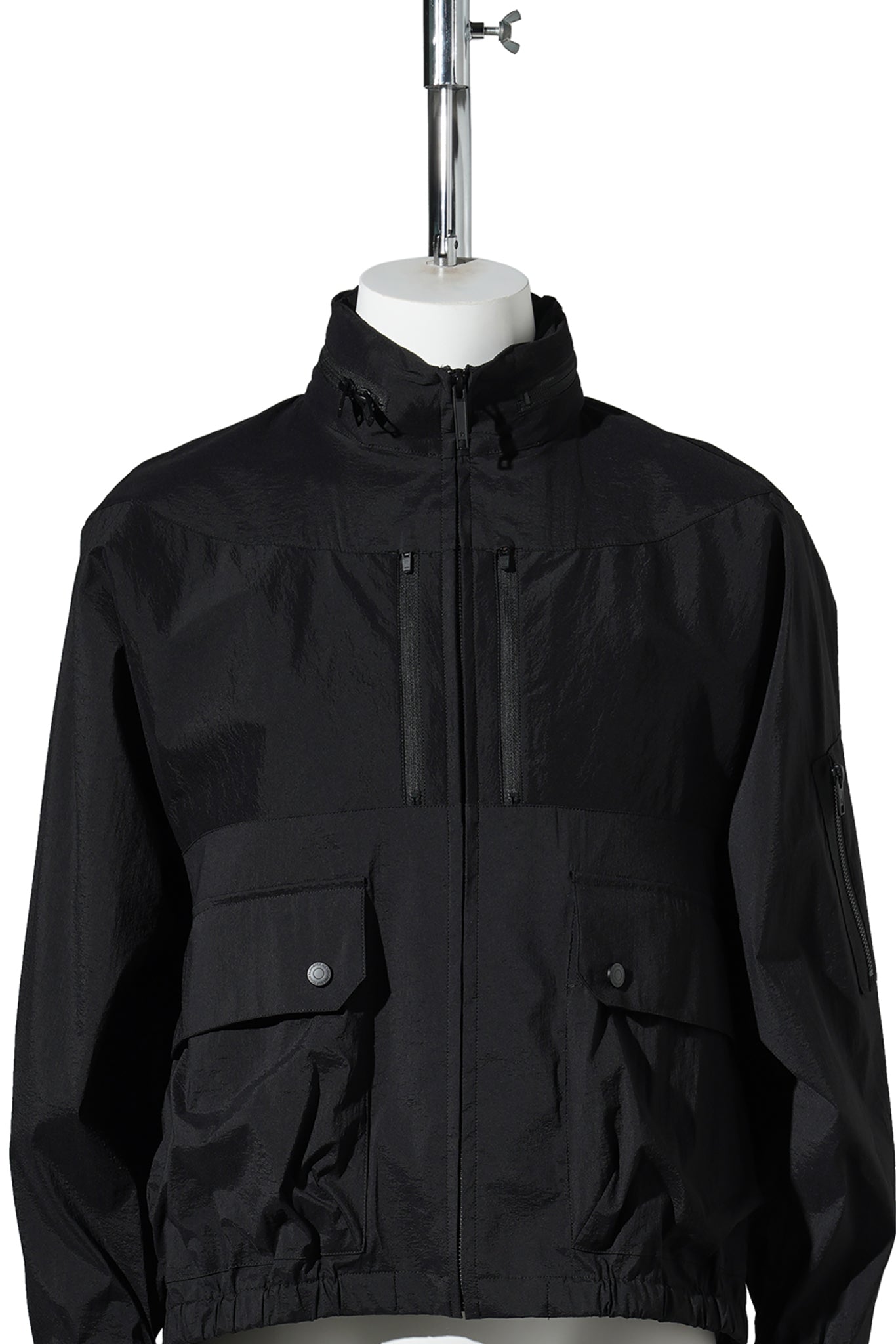 CAP SHOULDER BLOUSON / BLACK