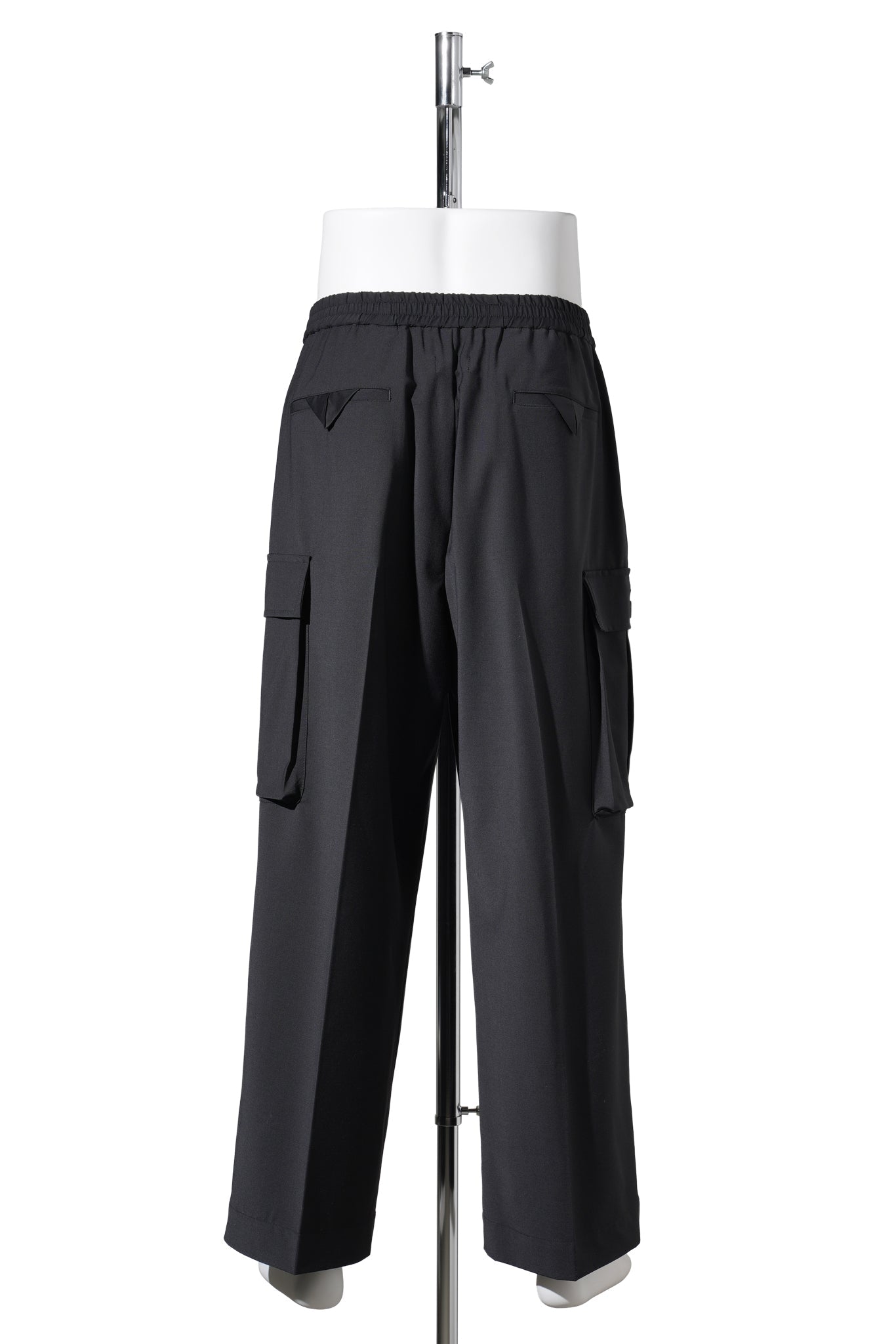 WIDE CARGO PANTS / BLACK