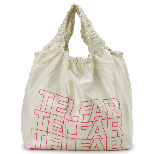 MEDIUM TELFAR PLASTIC BAG / NUDE