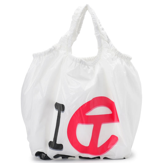 MEDIUM NEW YORK PLASTIC BAG / WHITE