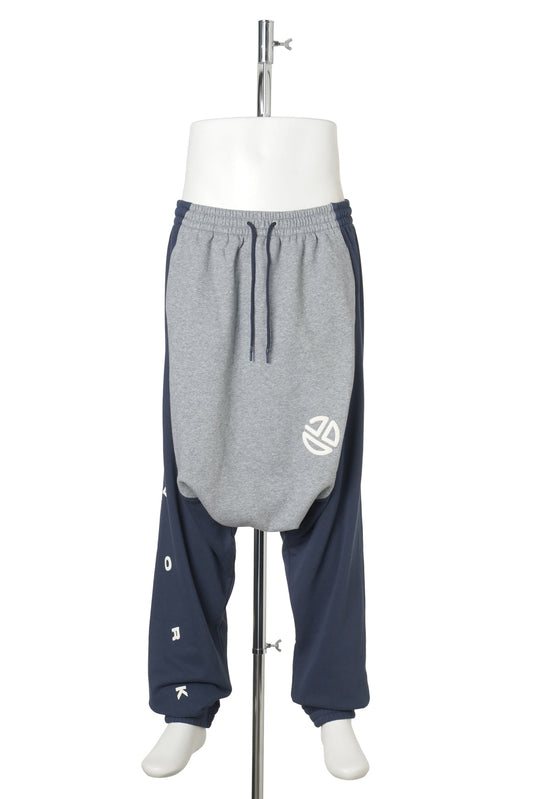 UPSIDE DOWN SWEATPANT / GREY/NAVY