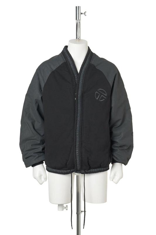 UPSIDE DOWN BOMBER JACKET / BLACK