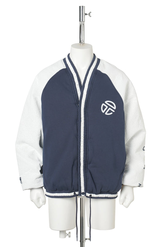 UPSIDE DOWN BOMBER JACKET / NAVY