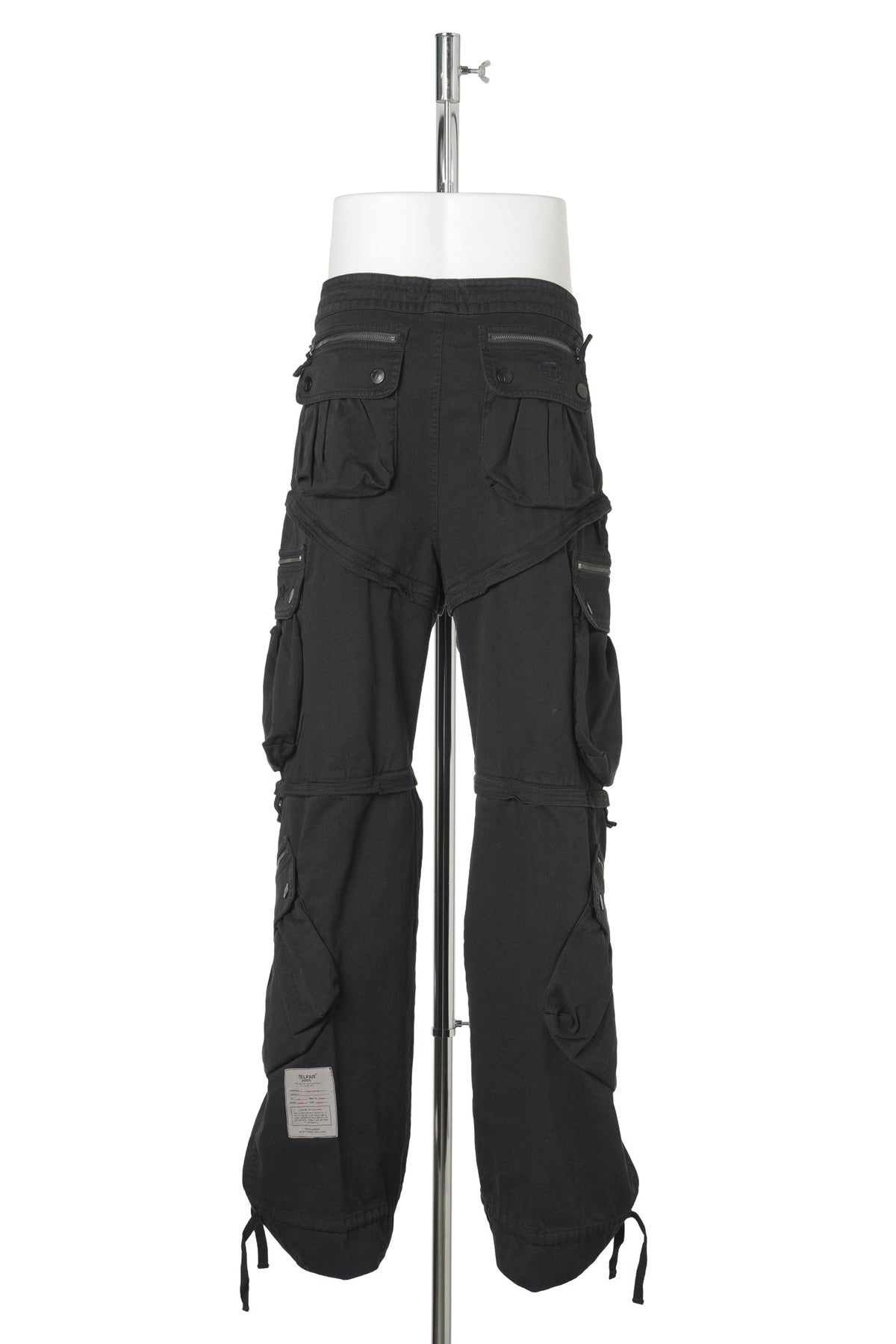 CONVERTIBLE CARGO PANT / BLACK