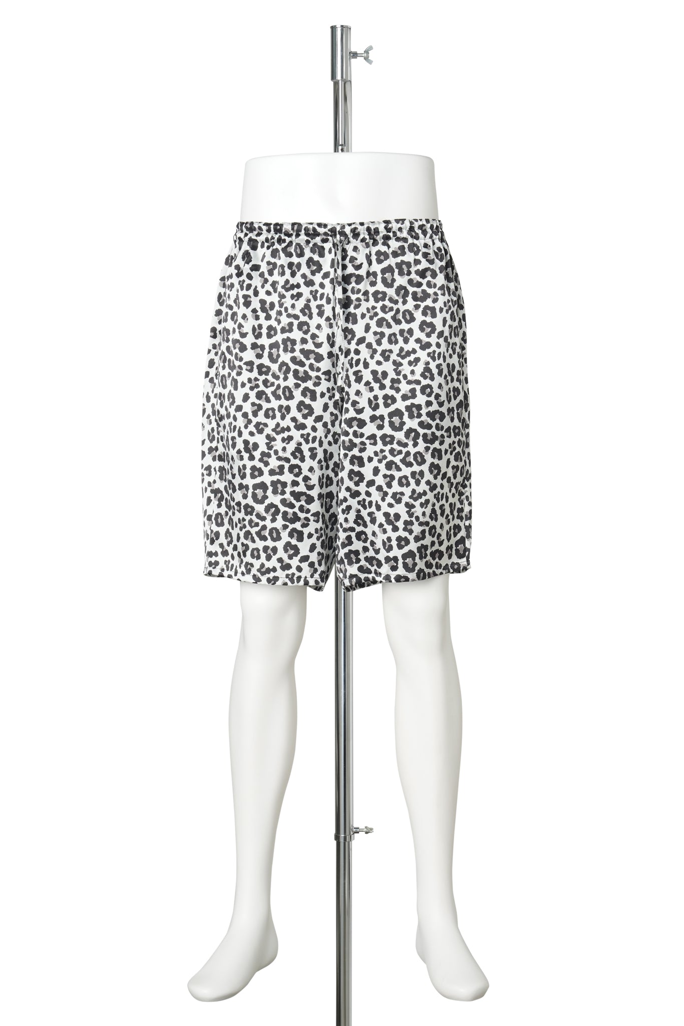 SILK PAJAMAS SHORTS / LEOPARD