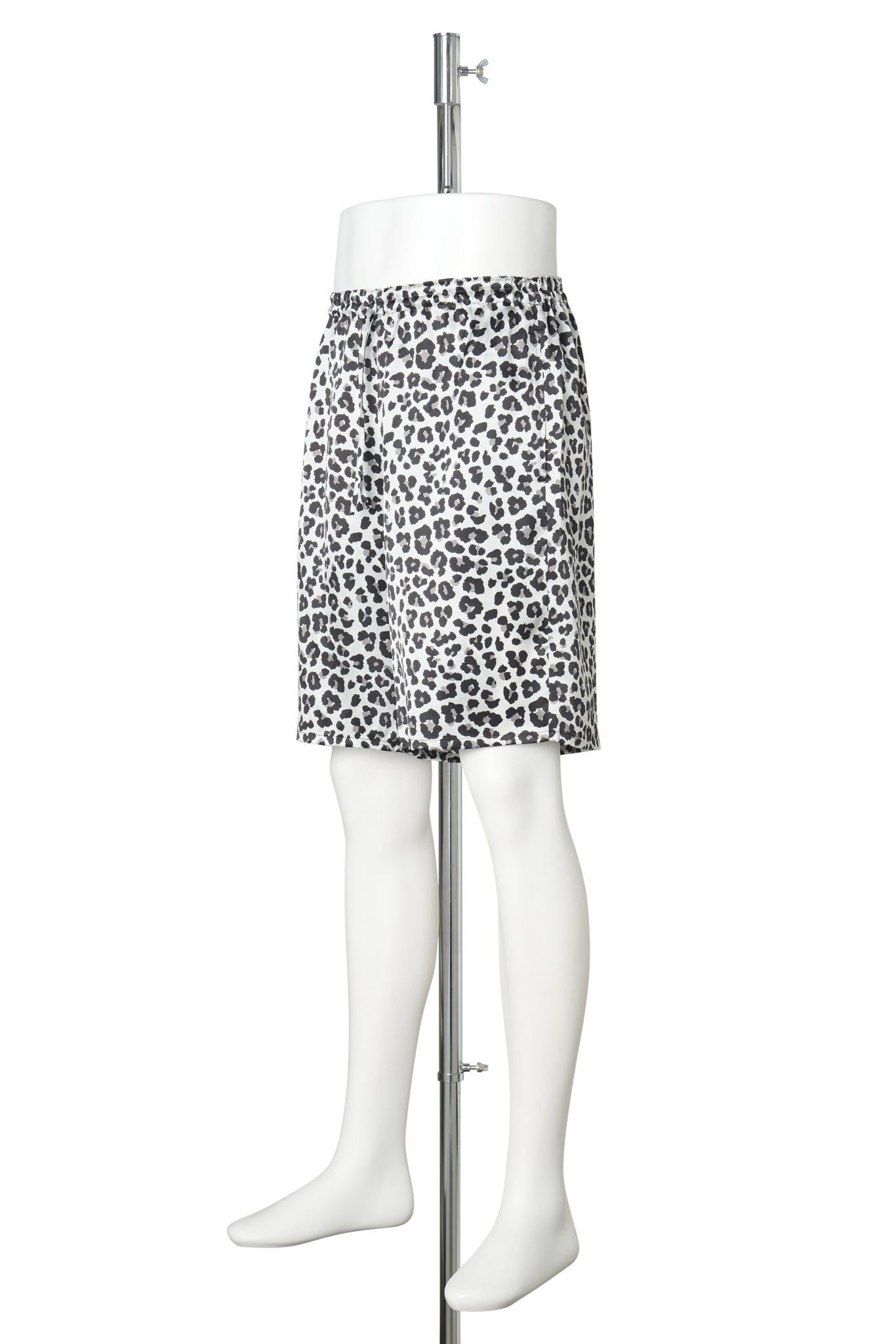 SILK PAJAMAS SHORTS / LEOPARD