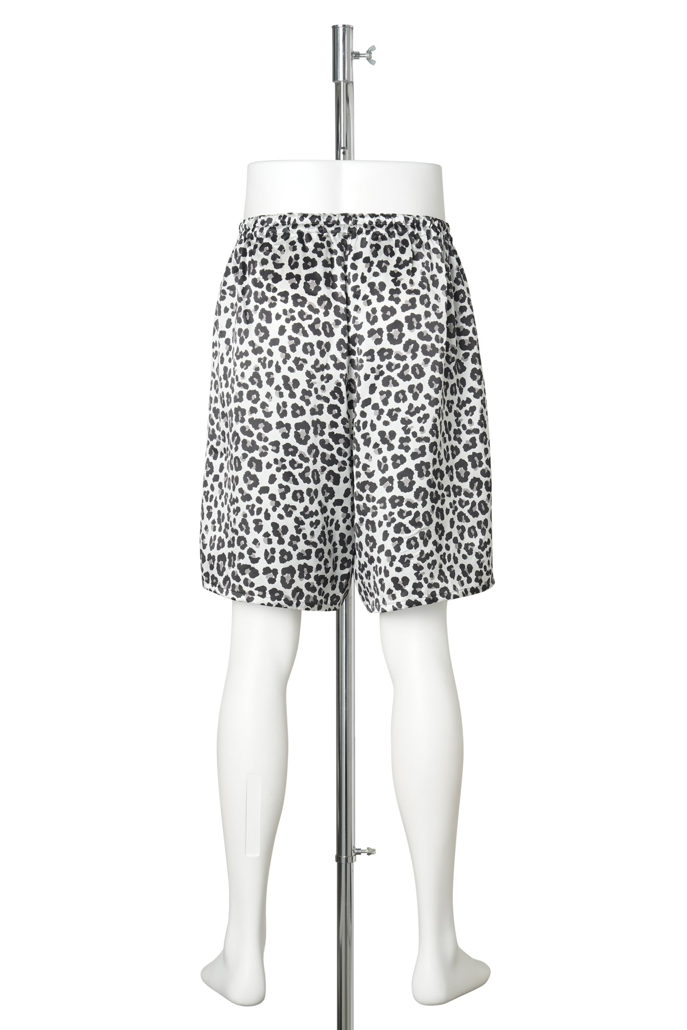 SILK PAJAMAS SHORTS / LEOPARD