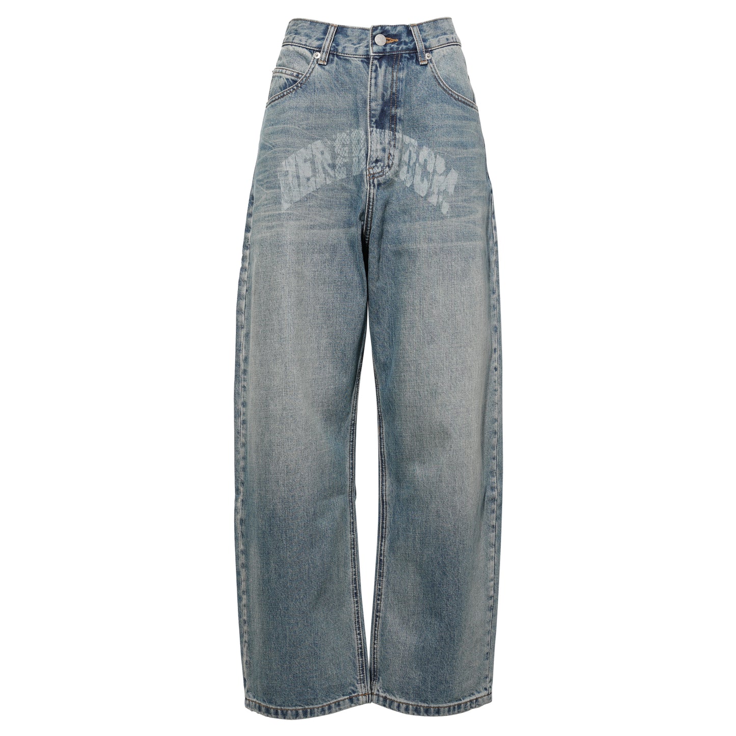 BLUE "HER FREEDOM" DISTRESSED JEANS / BLUE