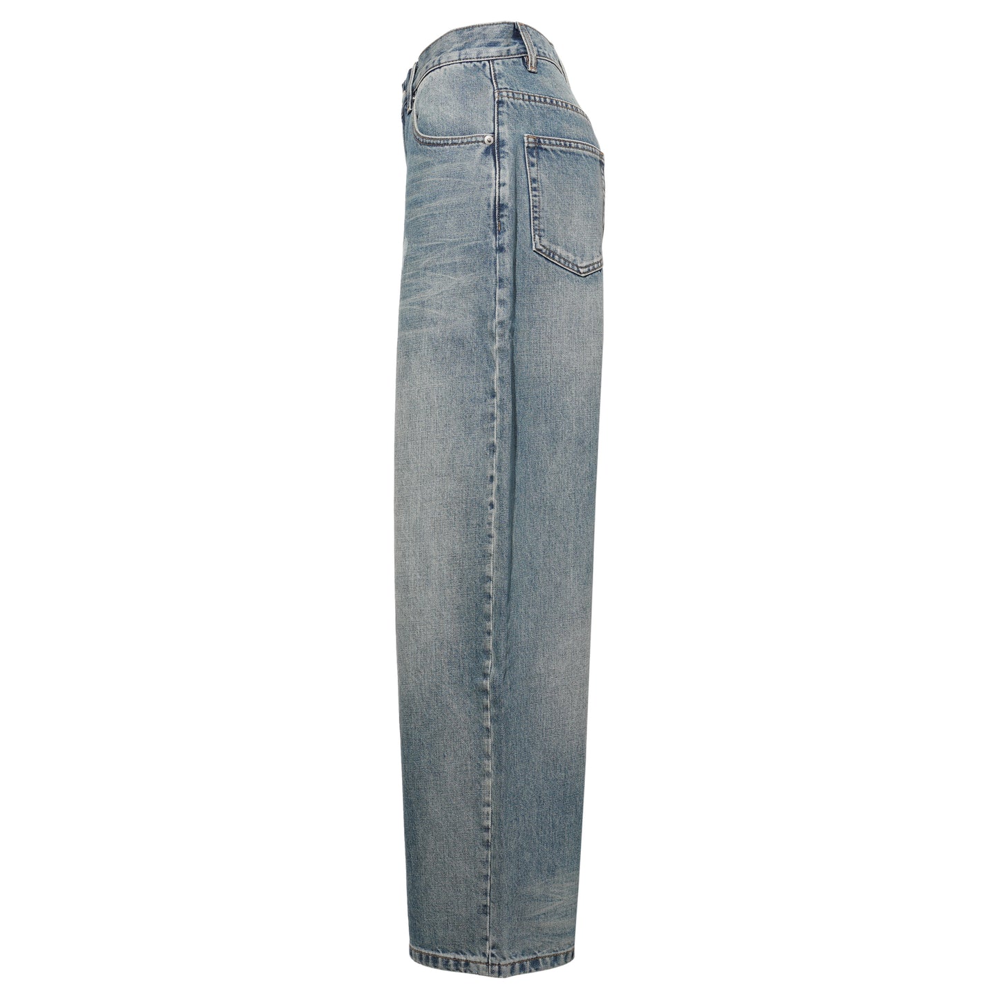 BLUE "HER FREEDOM" DISTRESSED JEANS / BLUE