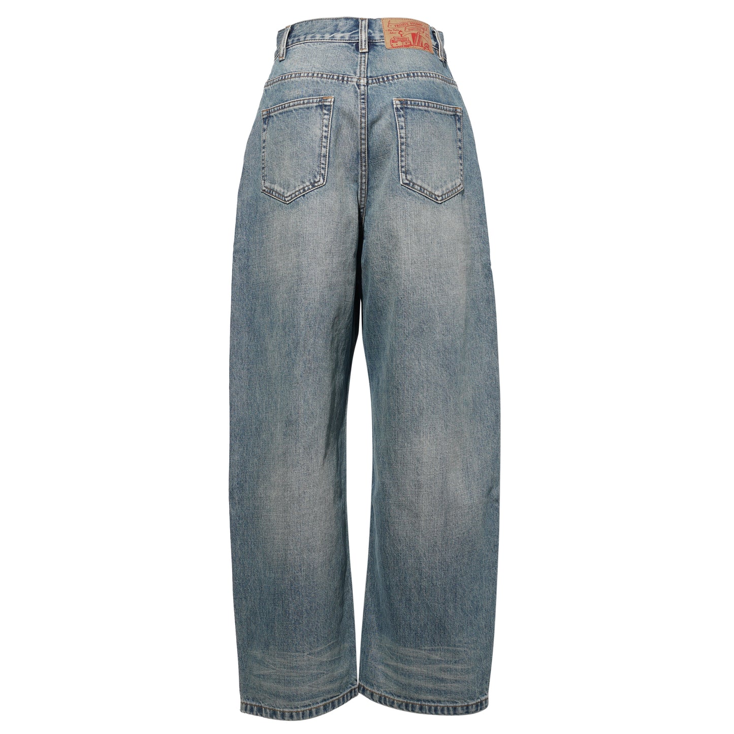 BLUE "HER FREEDOM" DISTRESSED JEANS / BLUE