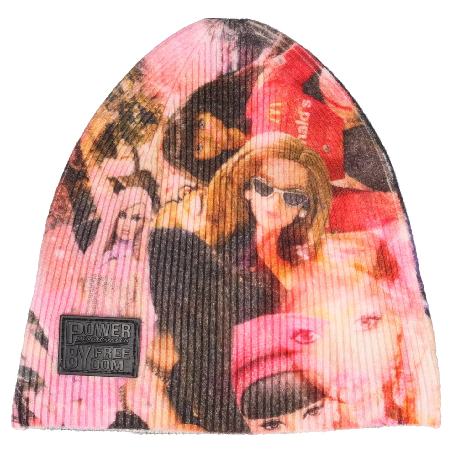 MOTORCYCLE BARBIE PATTERN KNIT WOOL BCANIC / PRINTED PATTERN