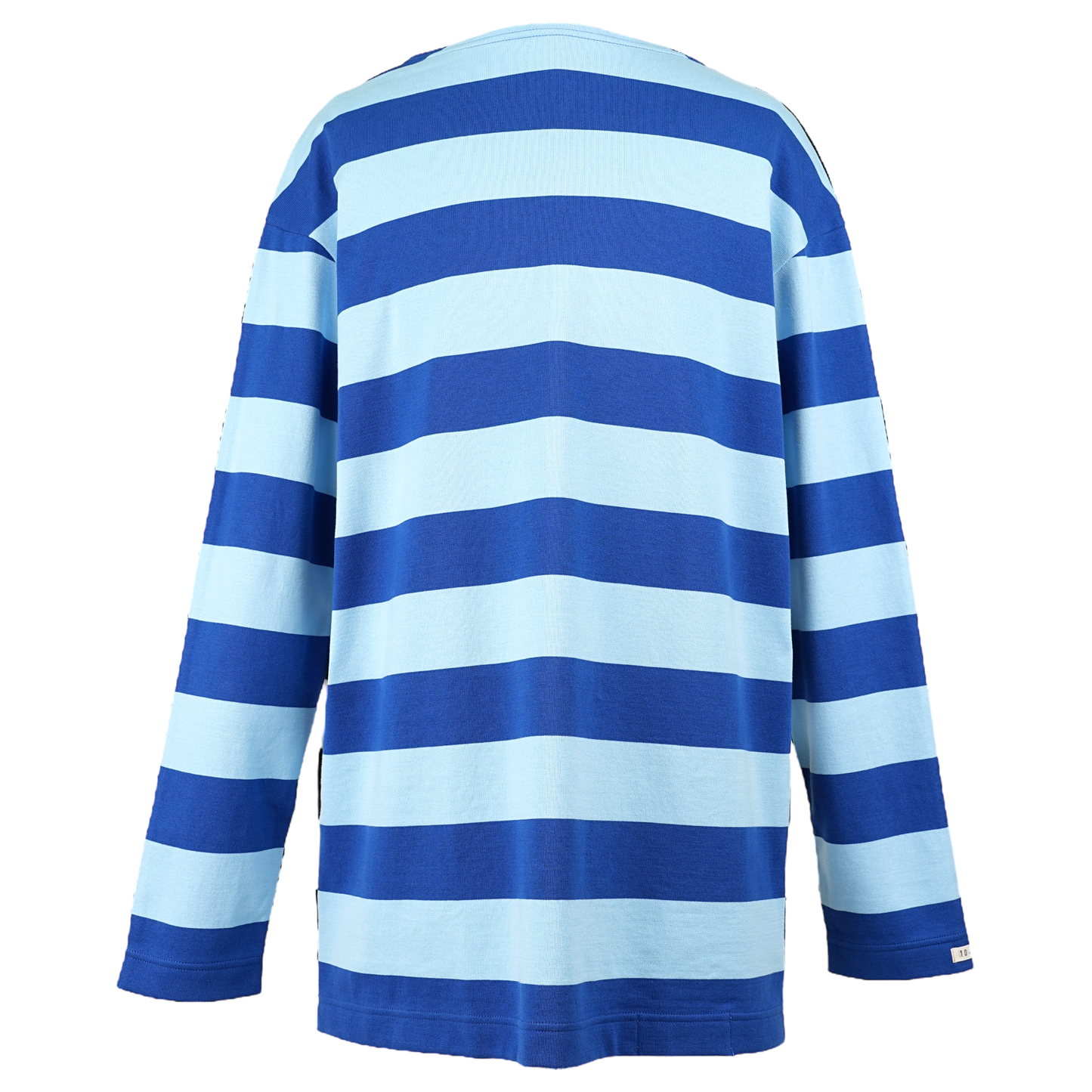 G.F.G.S DOUBLE SIDED STRIPED SHIRT 2 / SAXE BLUE/BLACK/WHITE